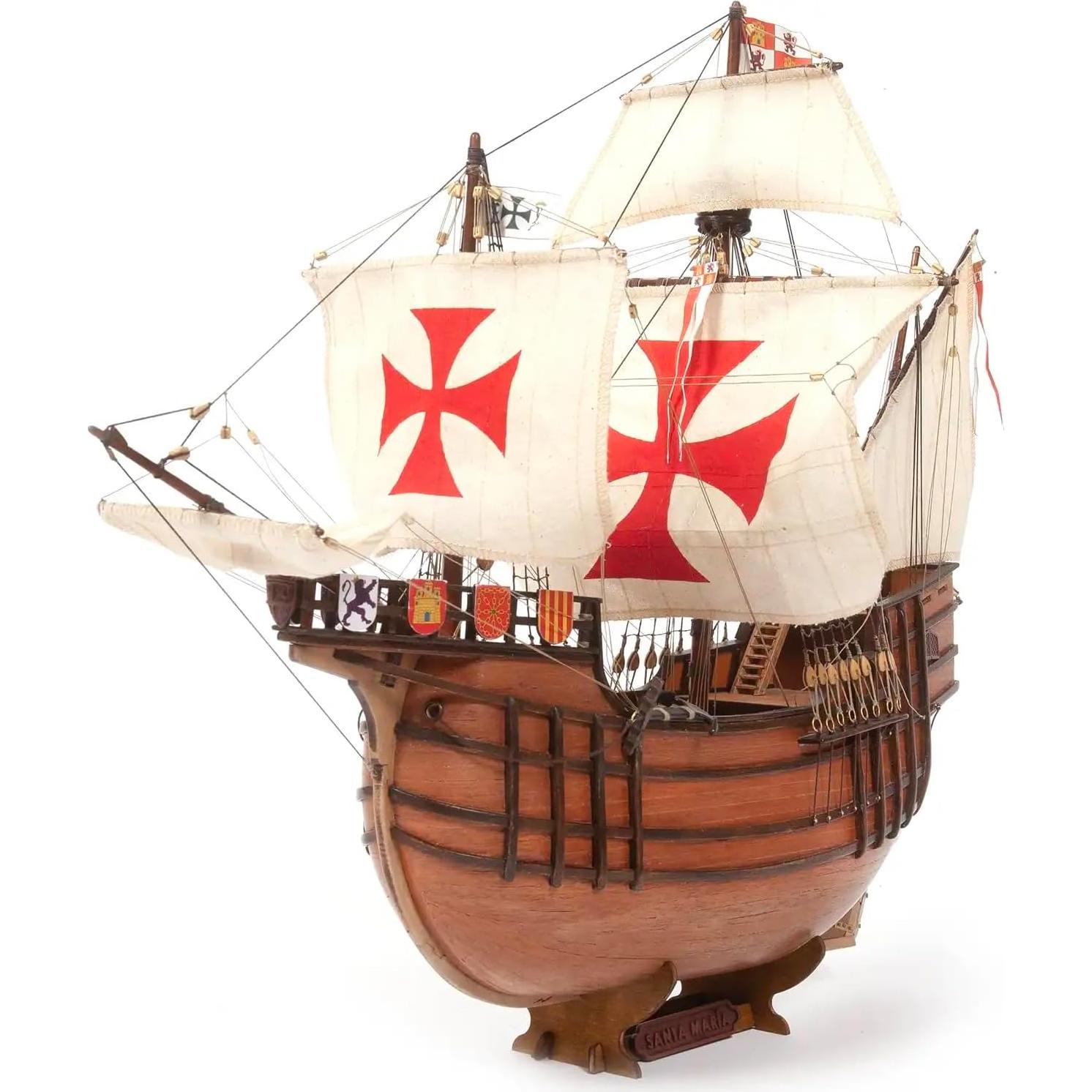 Modelo barco Santa María 1:50 EarthMark OcCre madera