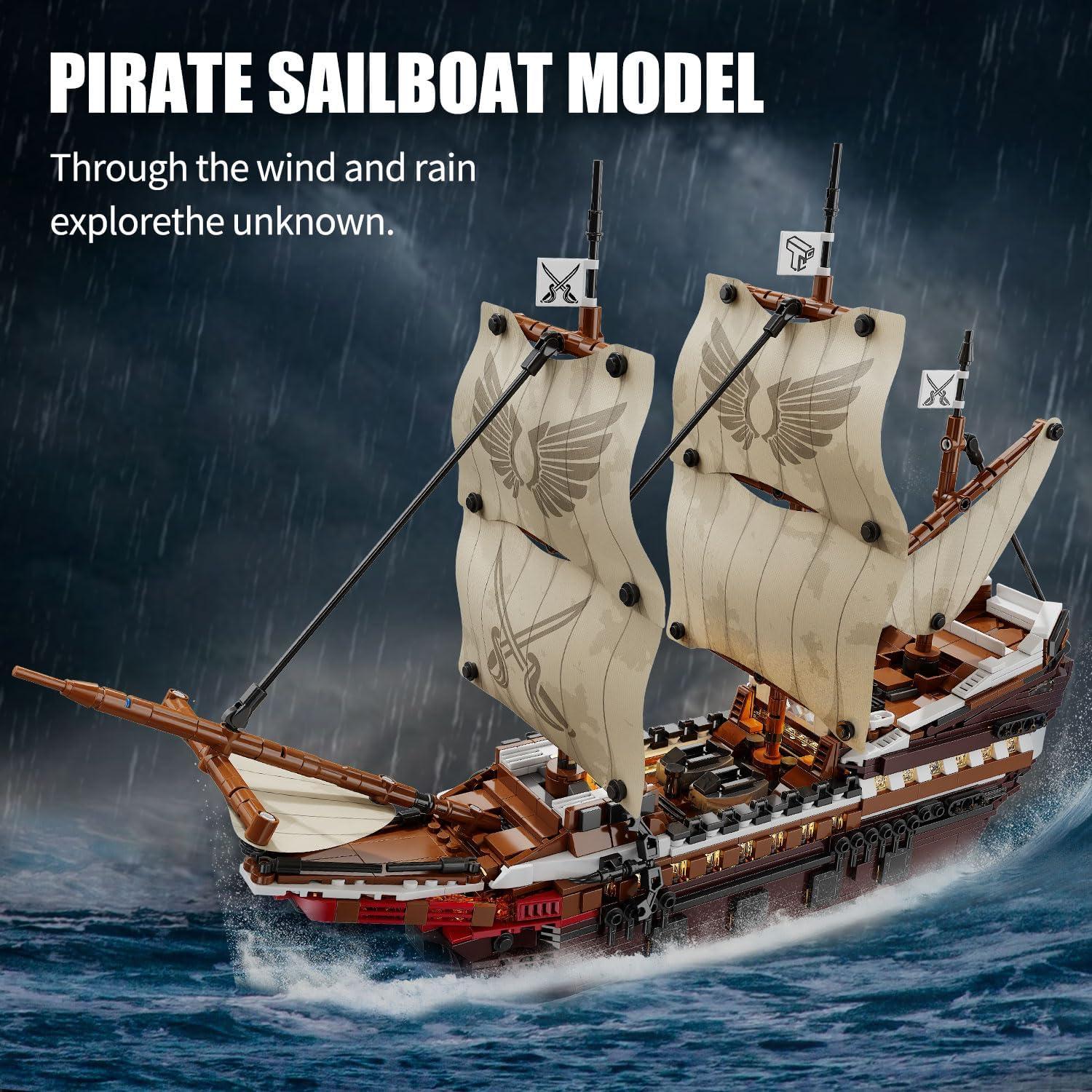 Juego de Construcción Barco Pirata TYCOLE Mayflower 2076 Piezas