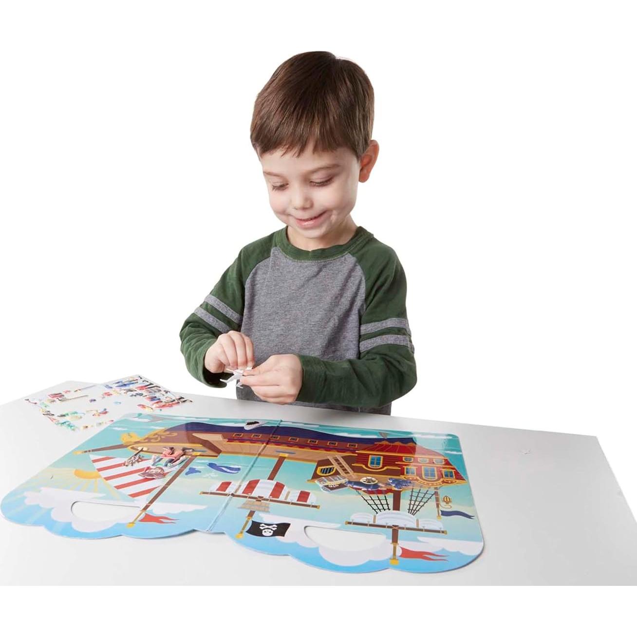 Libro de Actividades con Stickers Esponjosos Melissa & Doug - Piratas