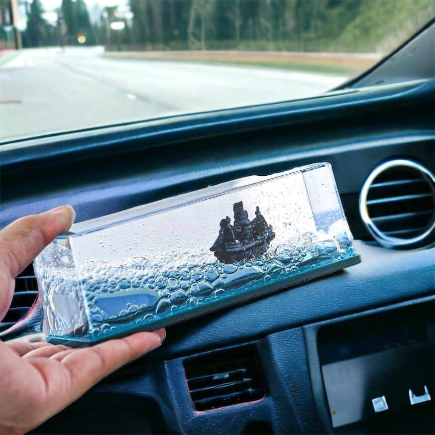 Barco Fantasma Perla Negra en Botella Flotante ZEshops 14.6cm