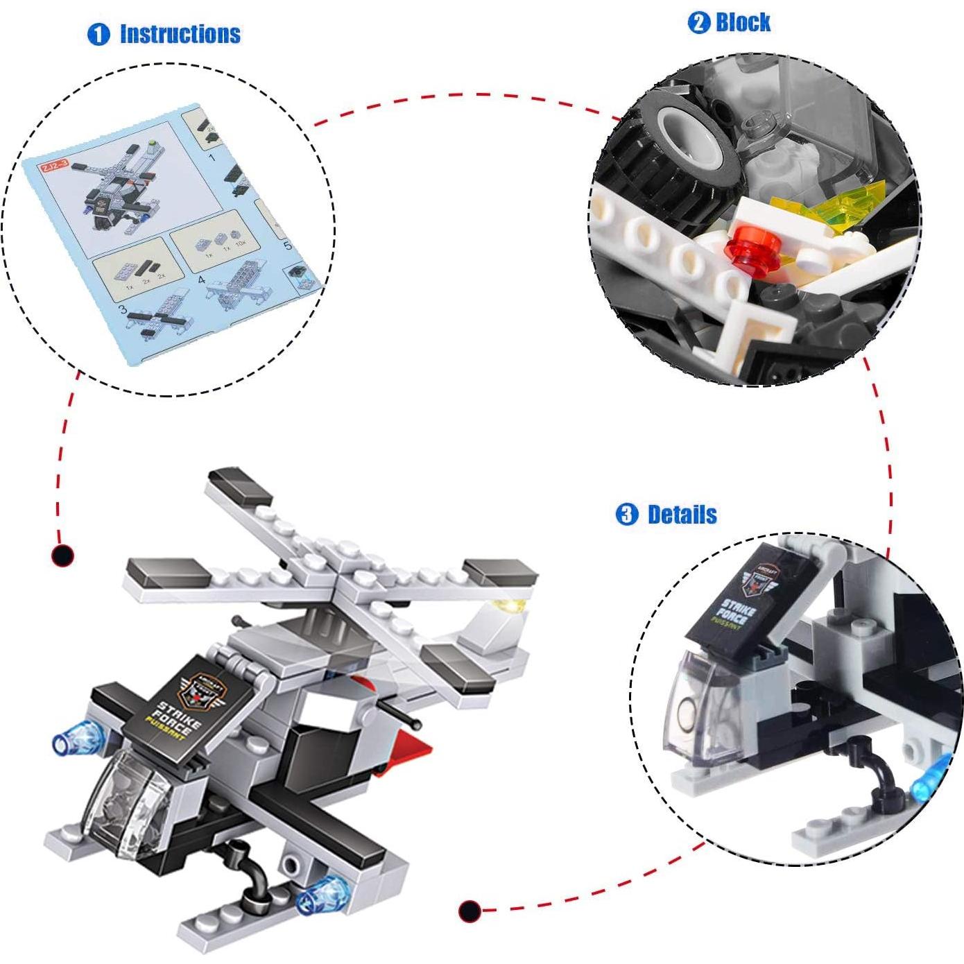 Flota de Portaaviones Militares Liberty Imports 825 Piezas