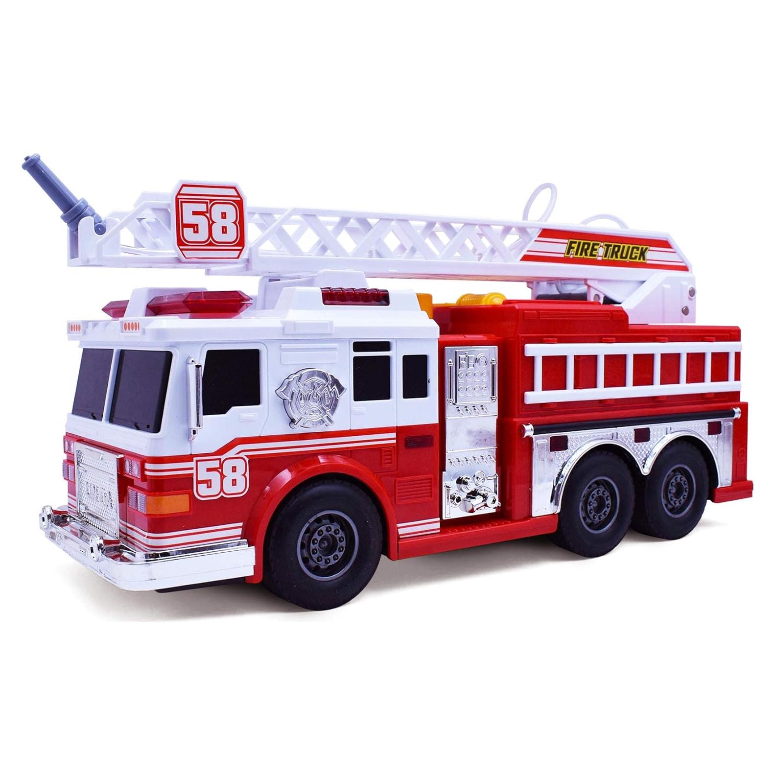 Camión de Bomberos Motorizado Vebo con Luces y Sonido