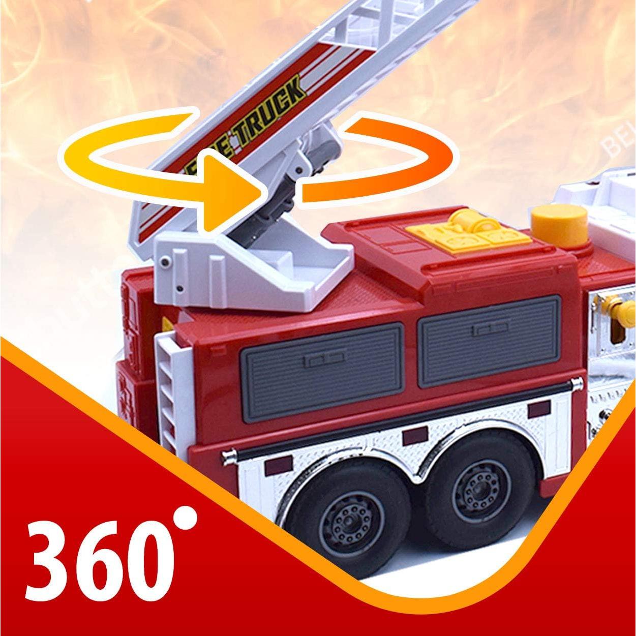 Camión de Bomberos Motorizado Vebo con Luces y Sonido