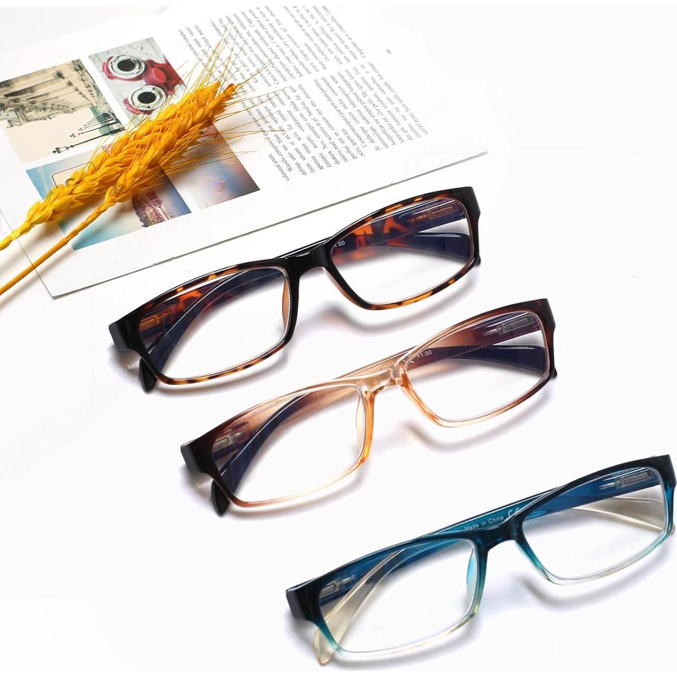 Gafas de lectura JOSCHOO 6 pares bloqueo luz azul unisex