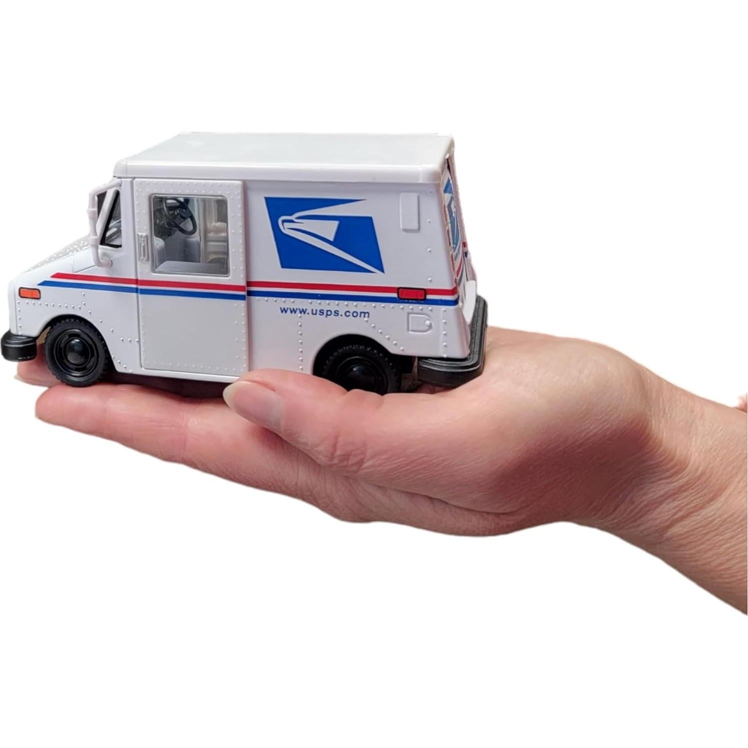 Camión de Entrega de Correo Zugar Land LLV 12.7 cm Metal