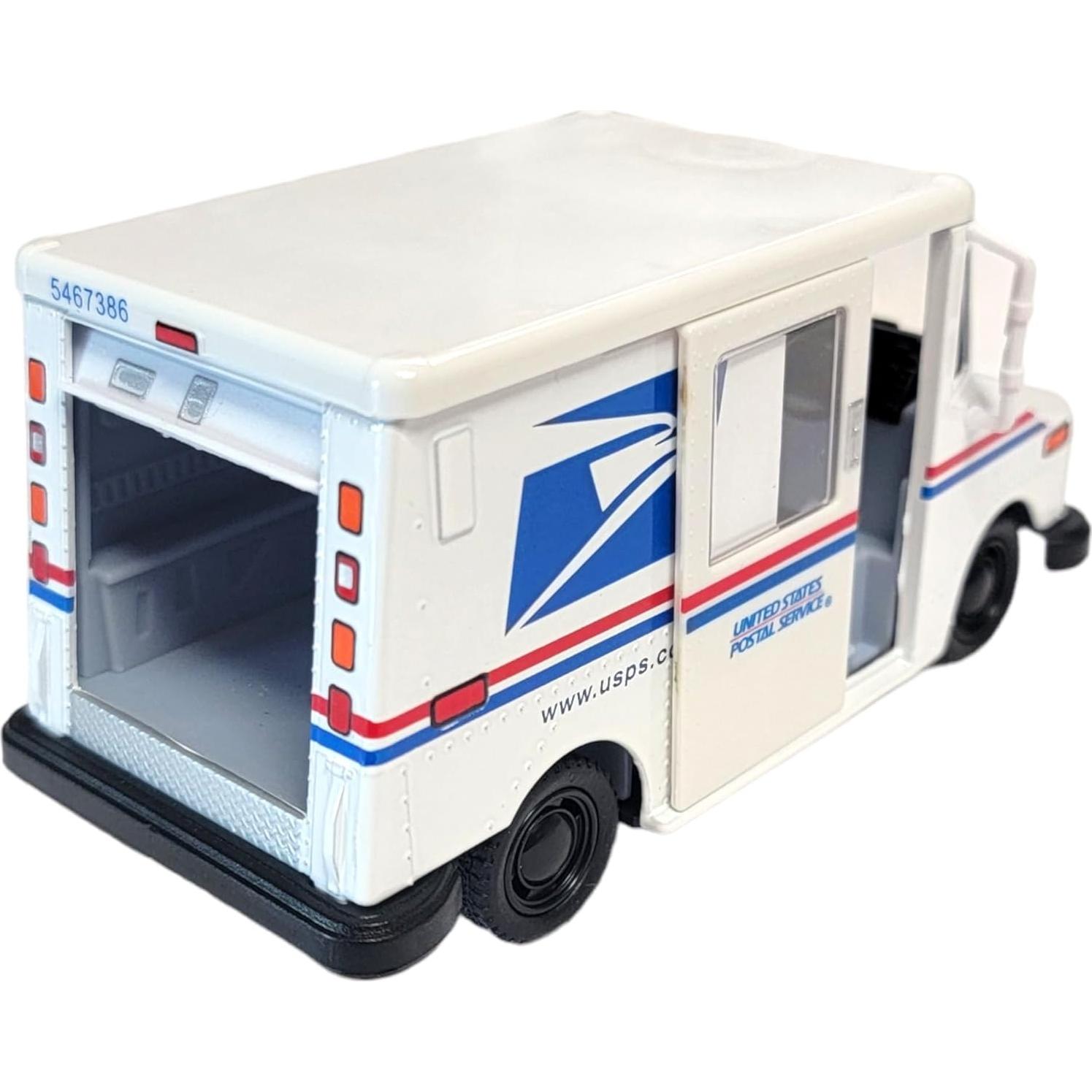 Camión de Entrega de Correo Zugar Land LLV 12.7 cm Metal