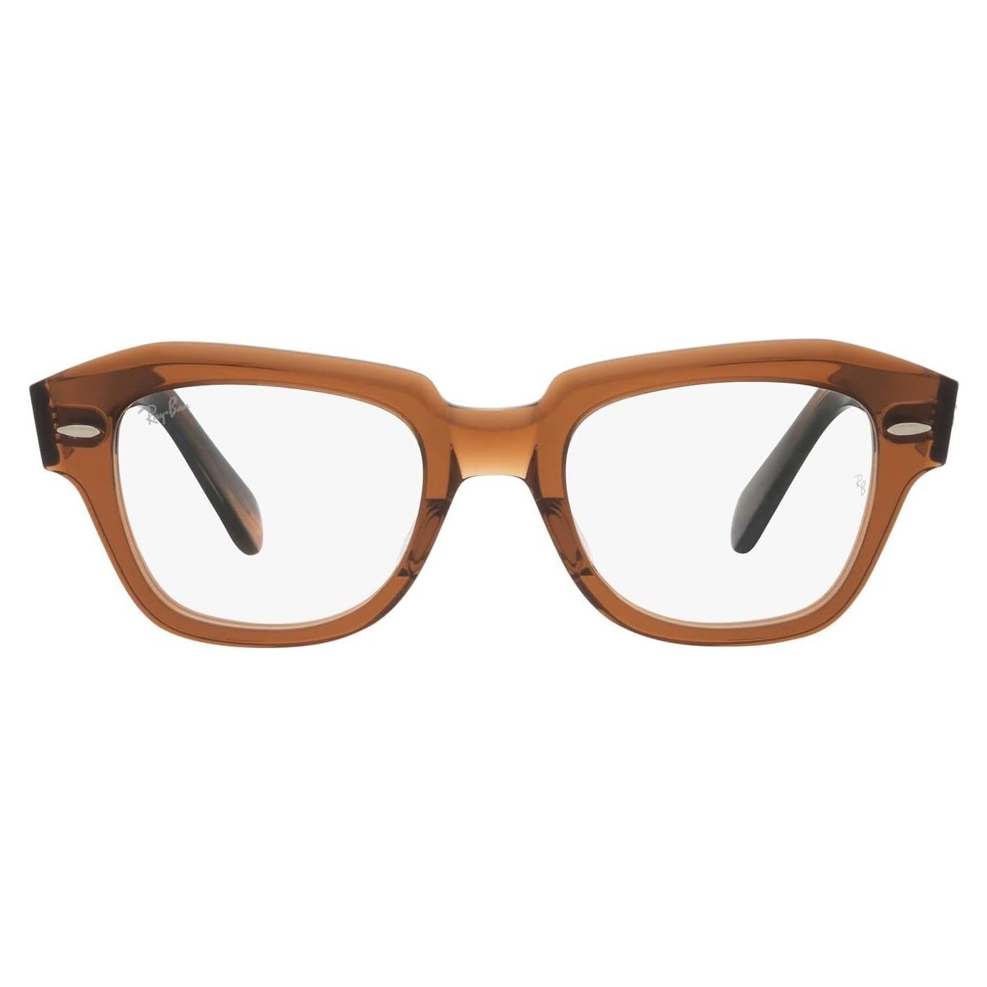 Gafas Ray-Ban Rx5486 State Street Cat Eye 48mm Marrón