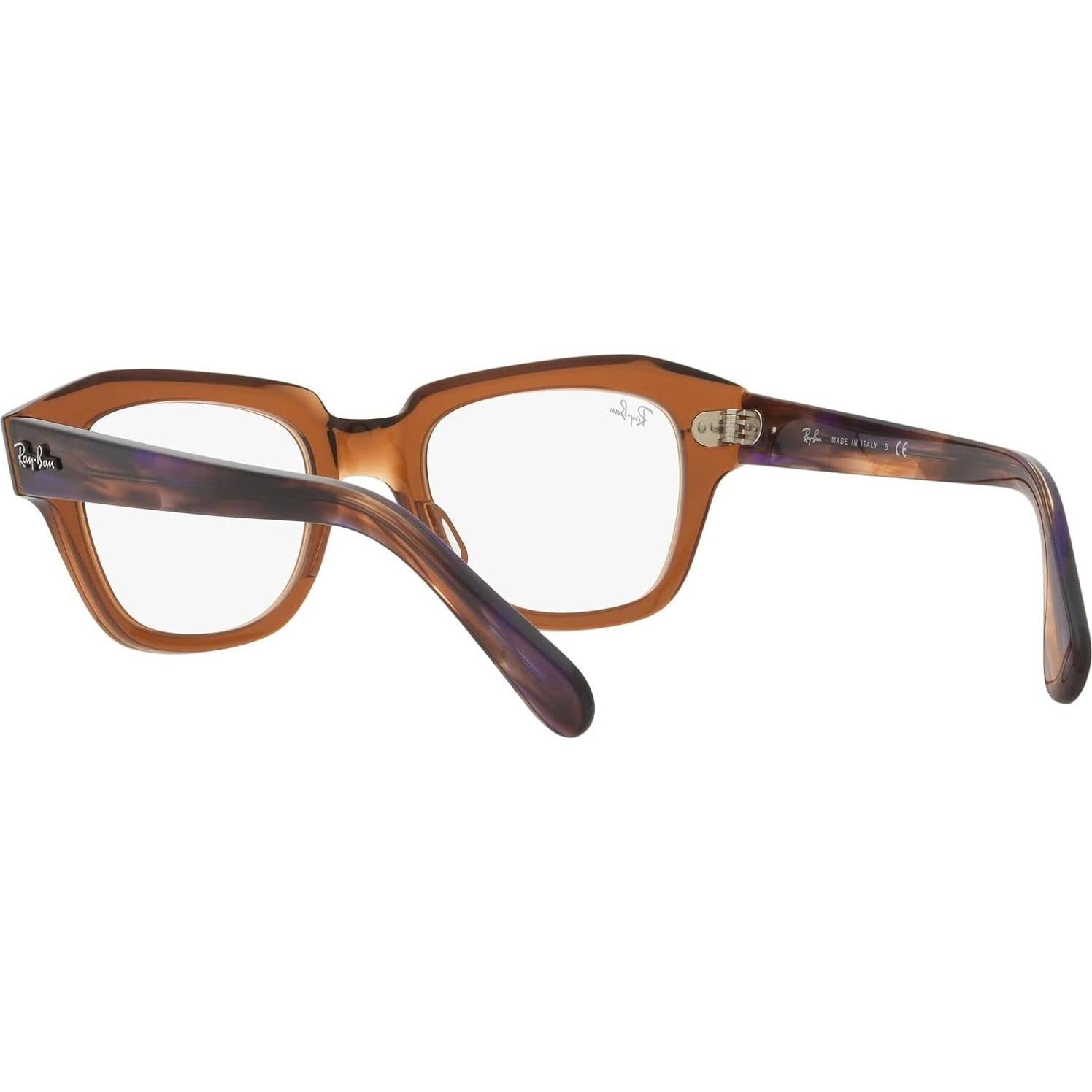 Gafas Ray-Ban Rx5486 State Street Cat Eye 48mm Marrón