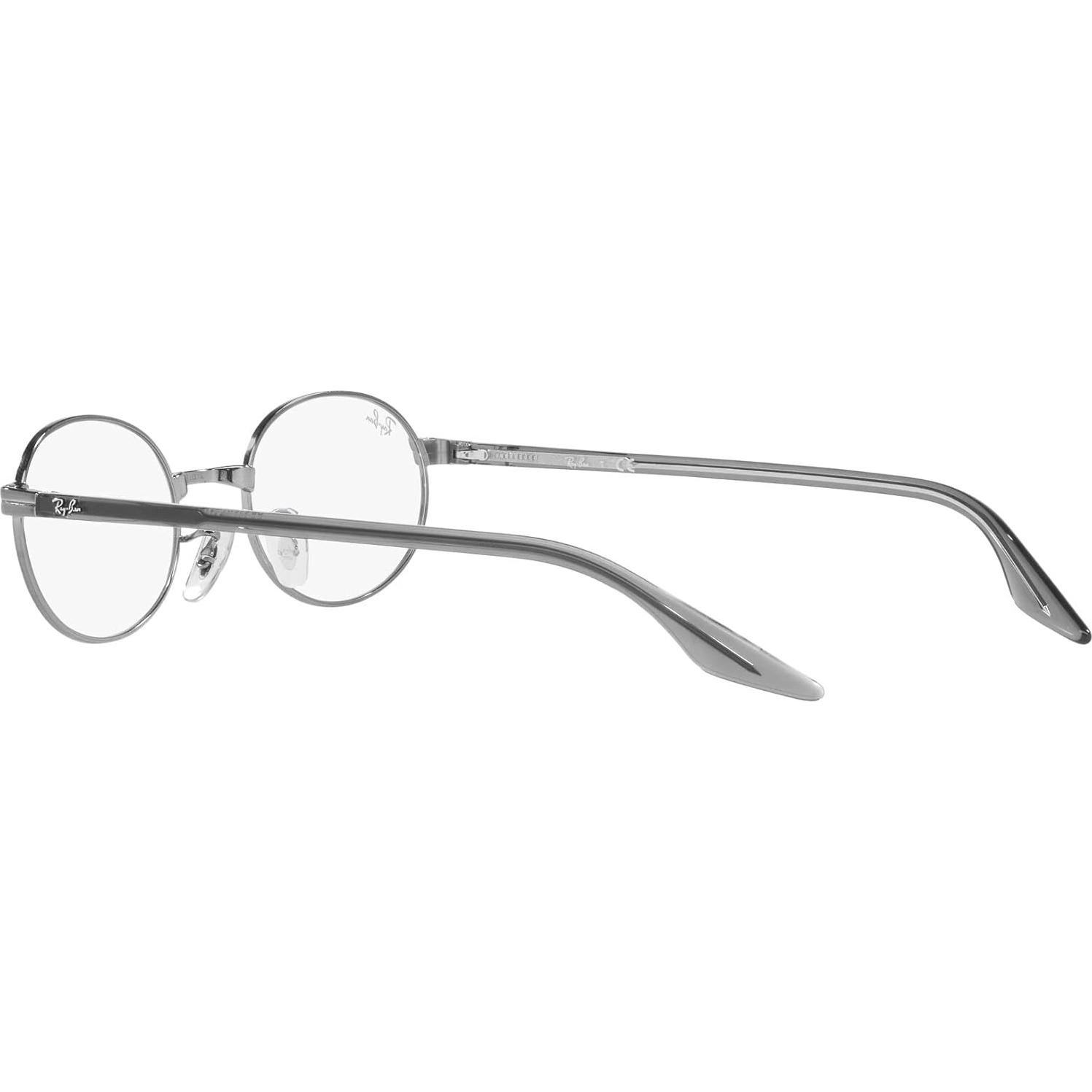 Gafas Ray-Ban Rx6481V Oval Unisex 51mm Gunmetal