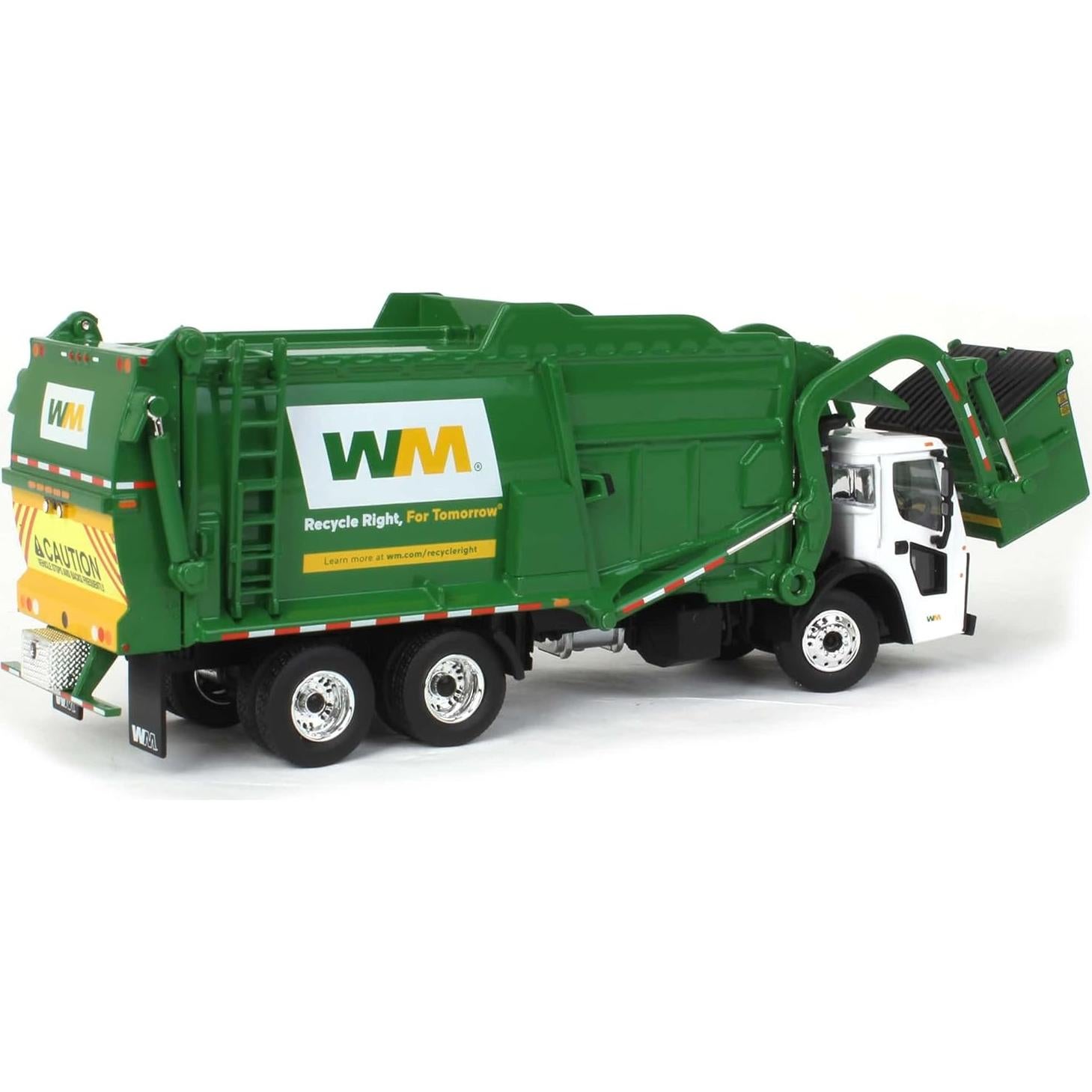 Camión de Basura Mack LR First Gear 1/64 con Contenedor