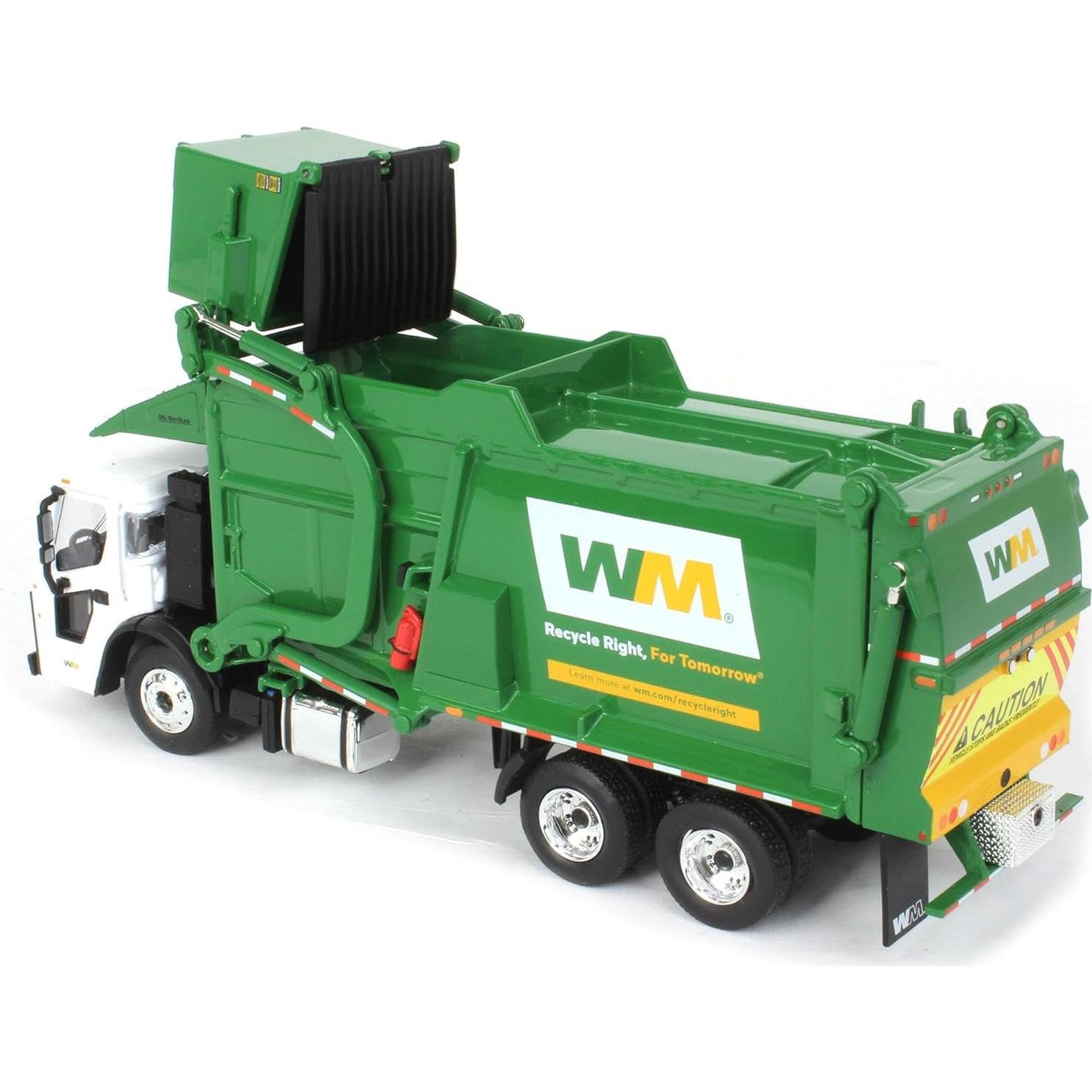 Camión de Basura Mack LR First Gear 1/64 con Contenedor