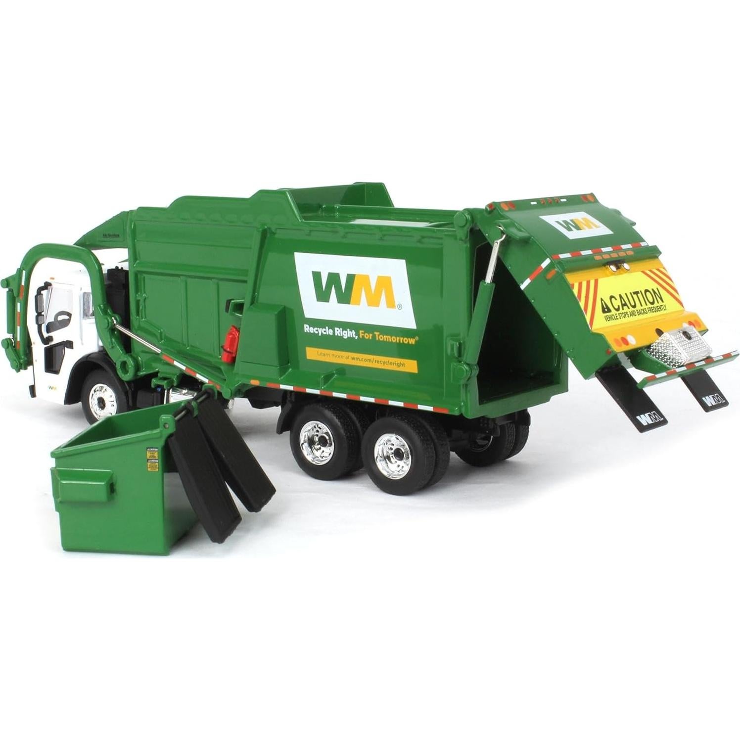 Camión de Basura Mack LR First Gear 1/64 con Contenedor