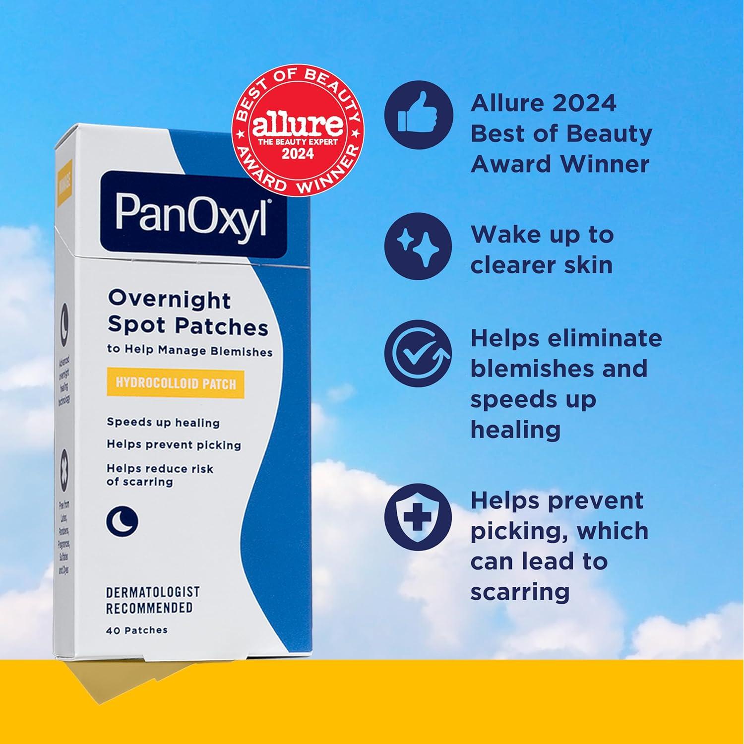 Parche de Puntos PanOxyl PM Noche 40 Piezas Hidrocoloide