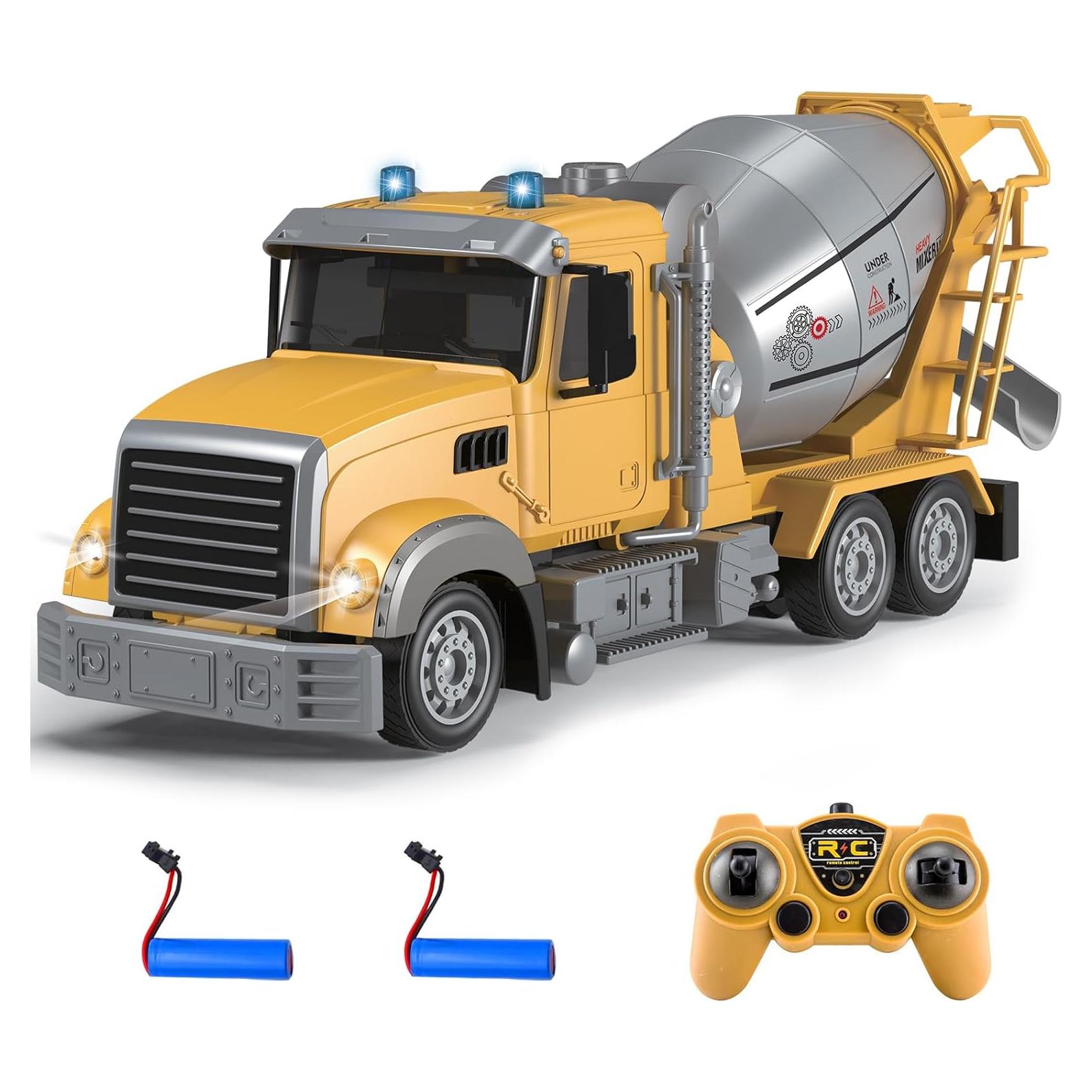 Camión Mezclador de Cemento RC Fistone 6 Canales 35.8cm