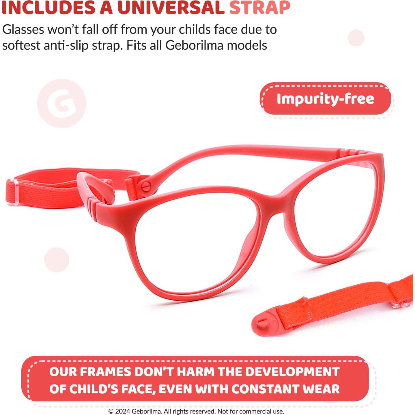 Gafas Flexibles GEBORILMA para Niños - Irrompibles y Ligeras