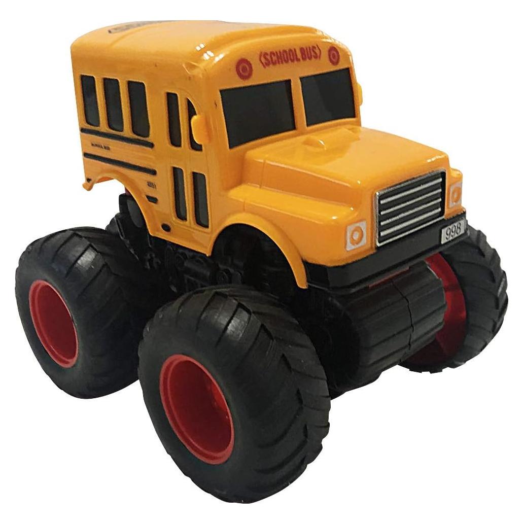 Juguete autobús escolar ArtCreativity con neumáticos monstruo