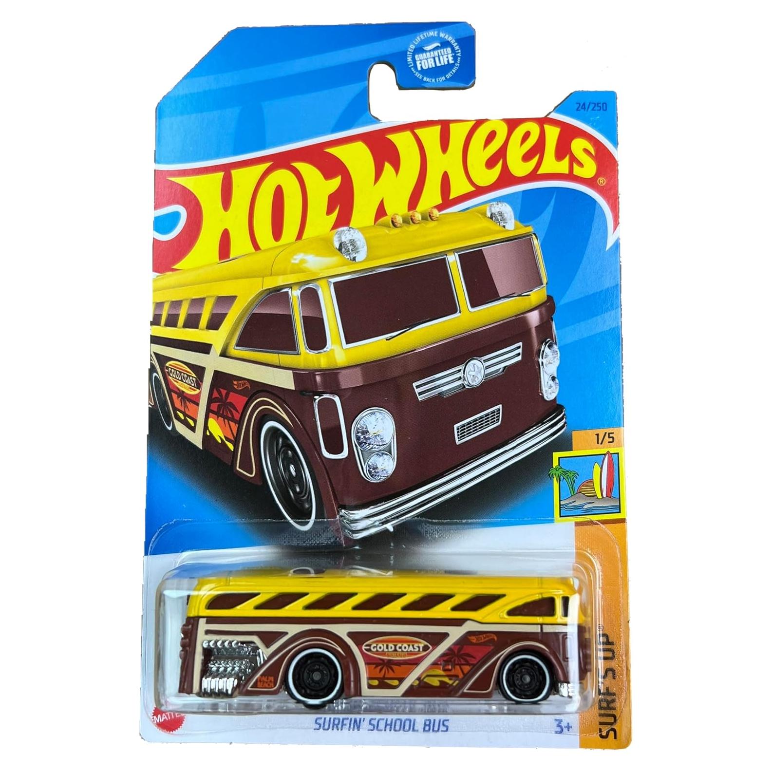 Autobús Escolar Surfero Hot Wheels Escala 1:64