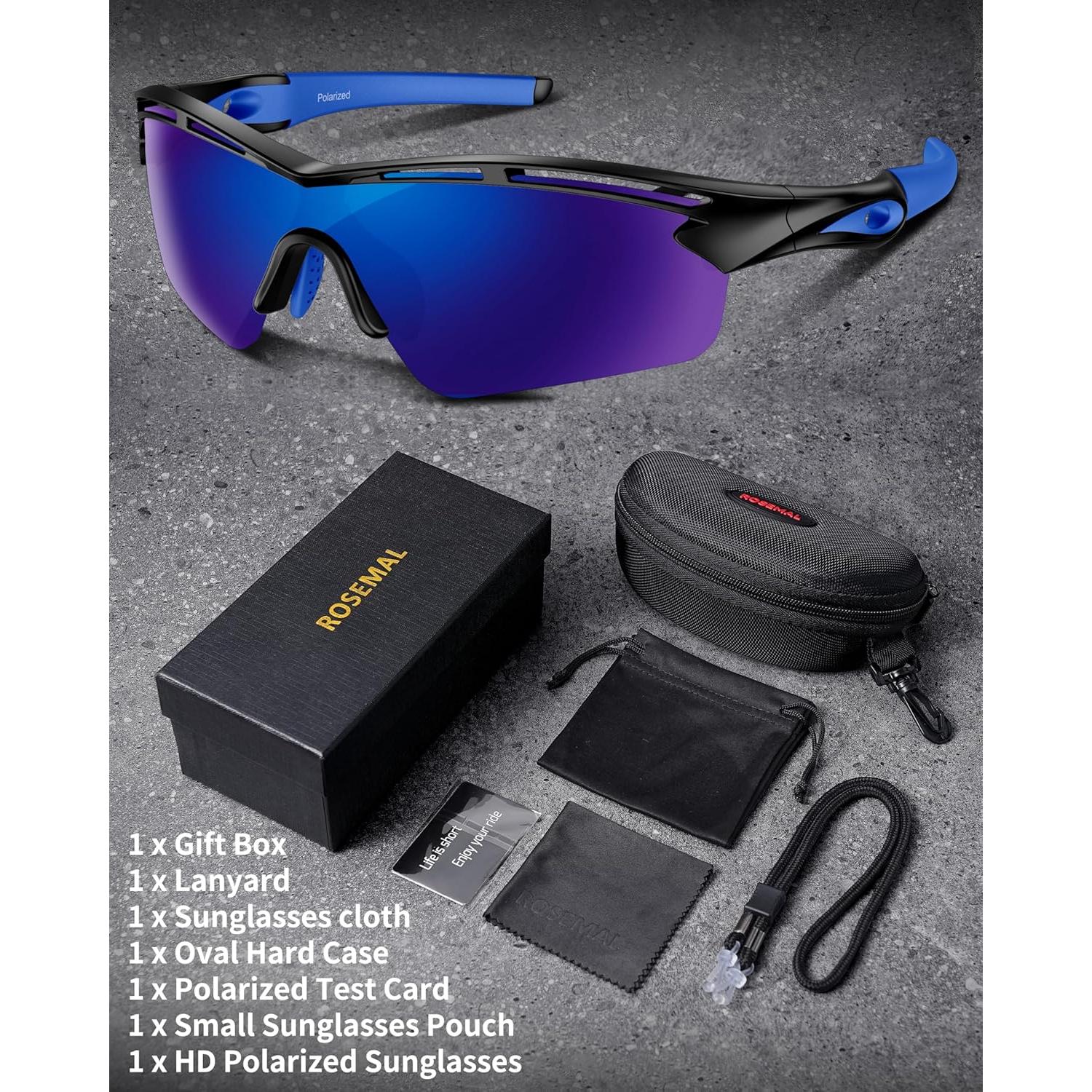 Gafas de sol deportivas Rosemal 7252 polarizadas UV400