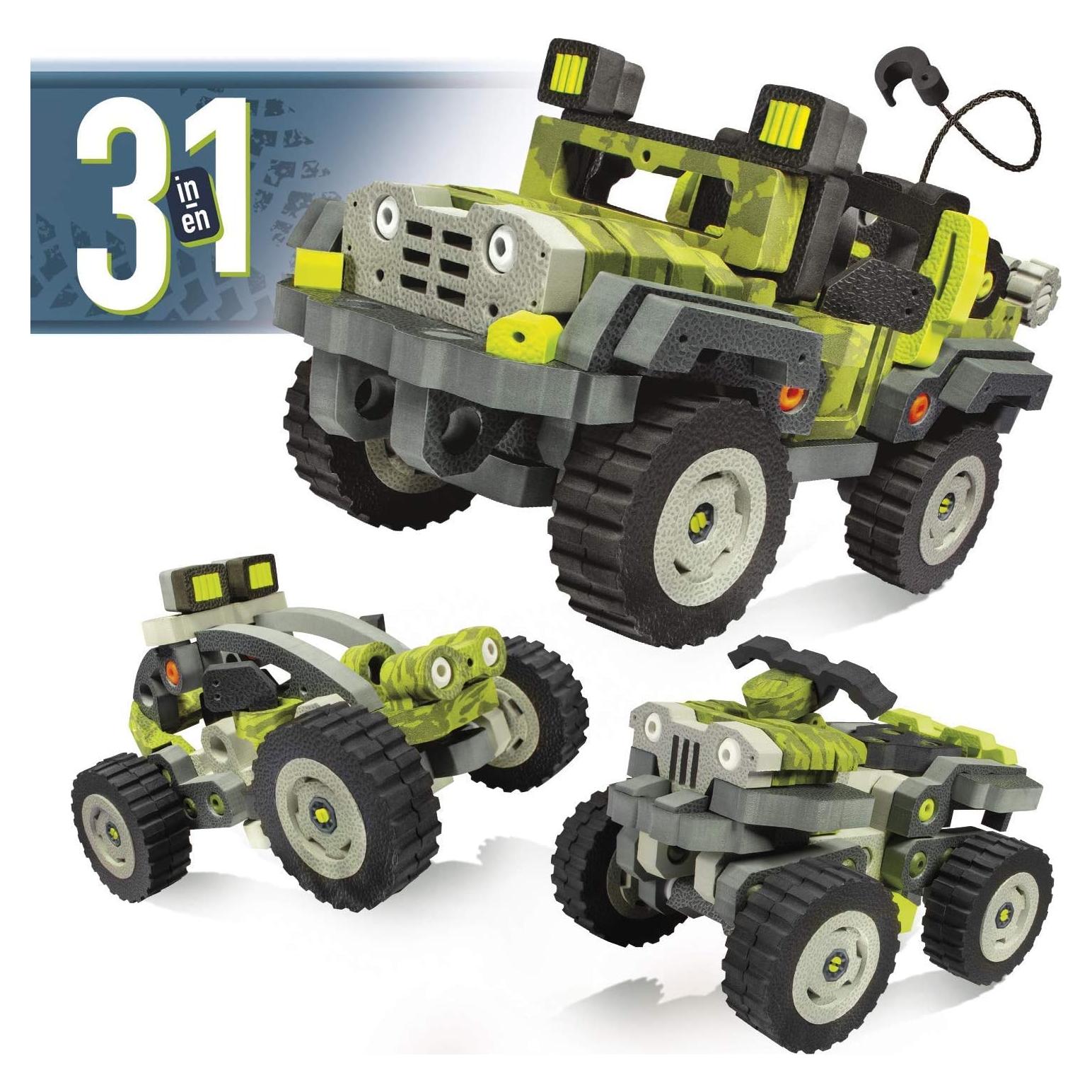 Set de Construcción 3 en 1 Bloco Toys Jeep Dune Buggy ATV 242 Piezas