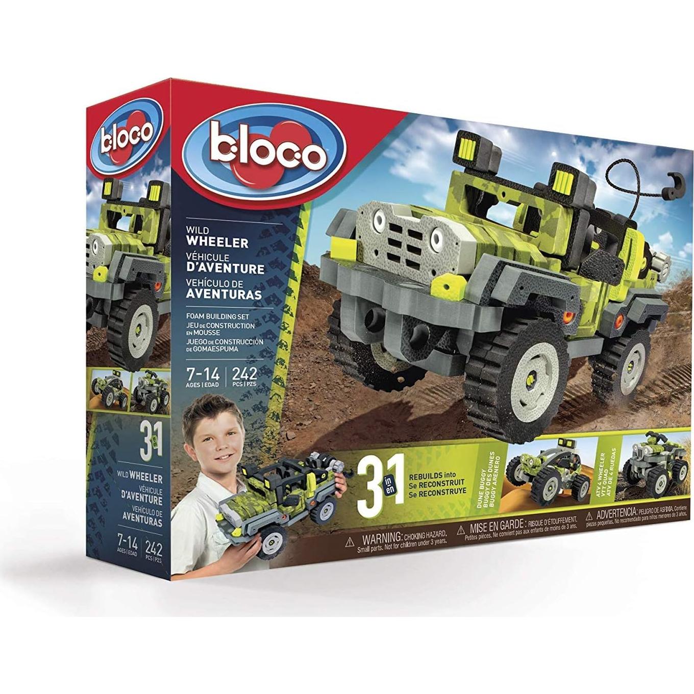 Set de Construcción 3 en 1 Bloco Toys Jeep Dune Buggy ATV 242 Piezas