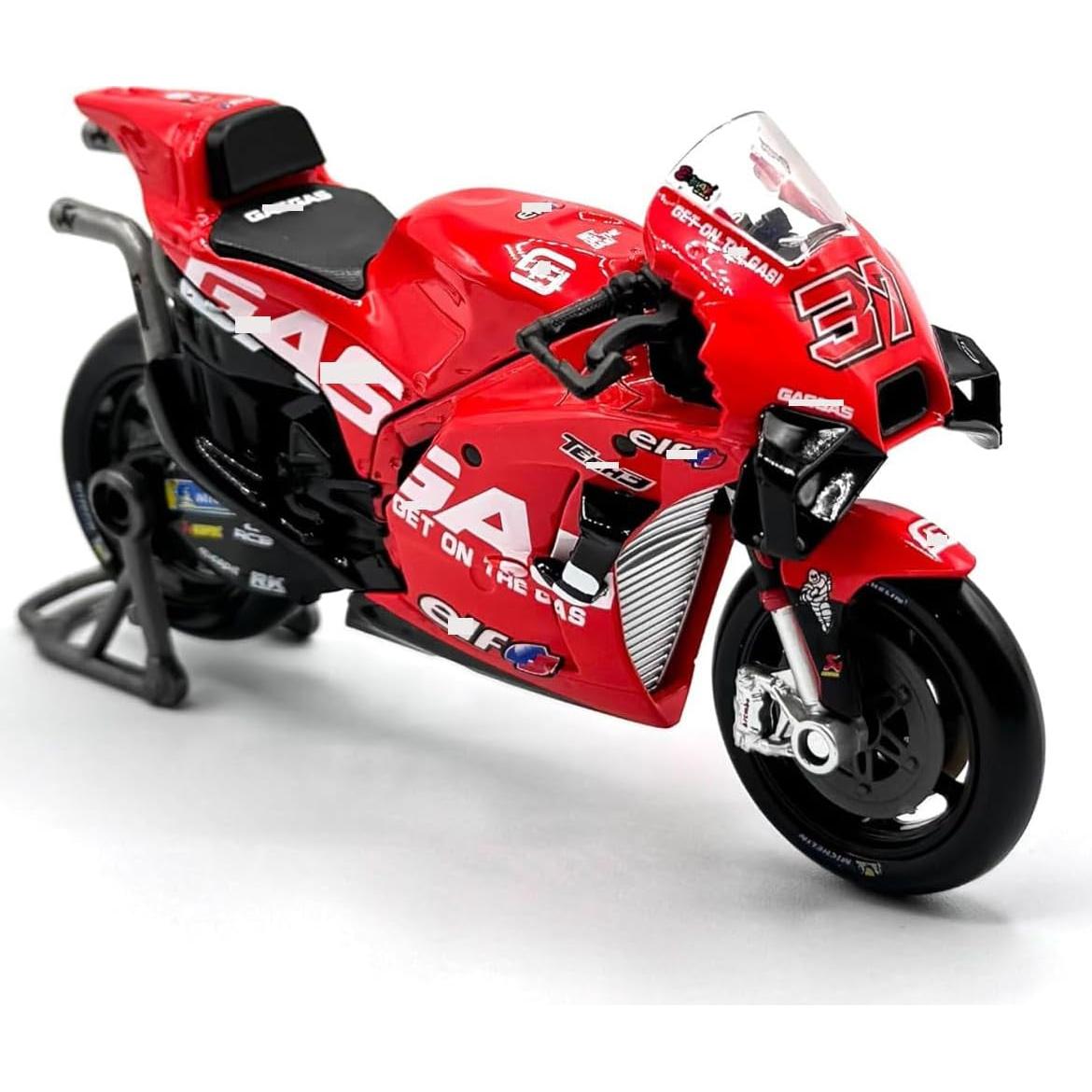 Motocicleta de Carreras 1:18 HTLNUZD GasGas Tech3 #37