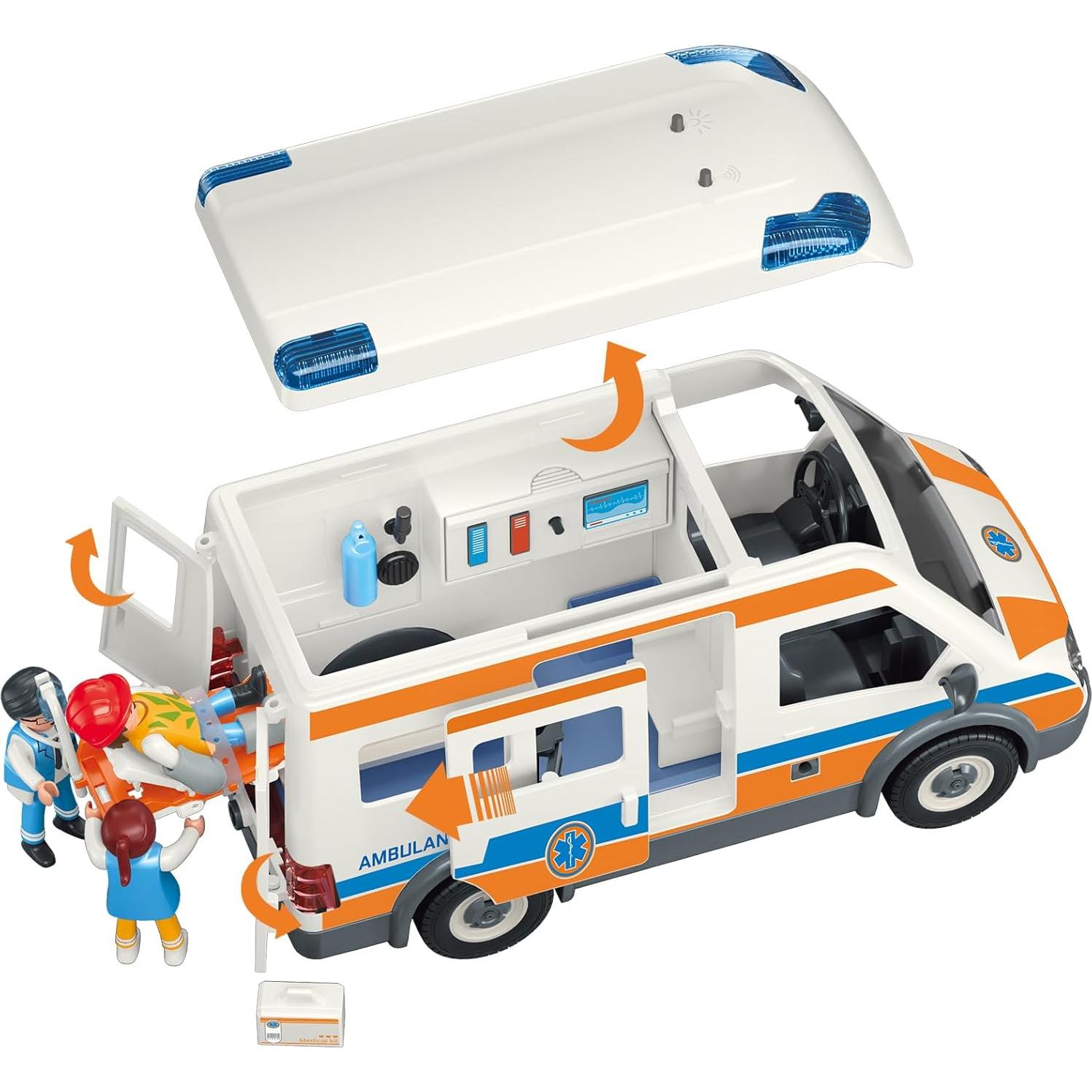 Camión de Juguete Ambulancia Nanjing 5cm con Luces y Sonidos