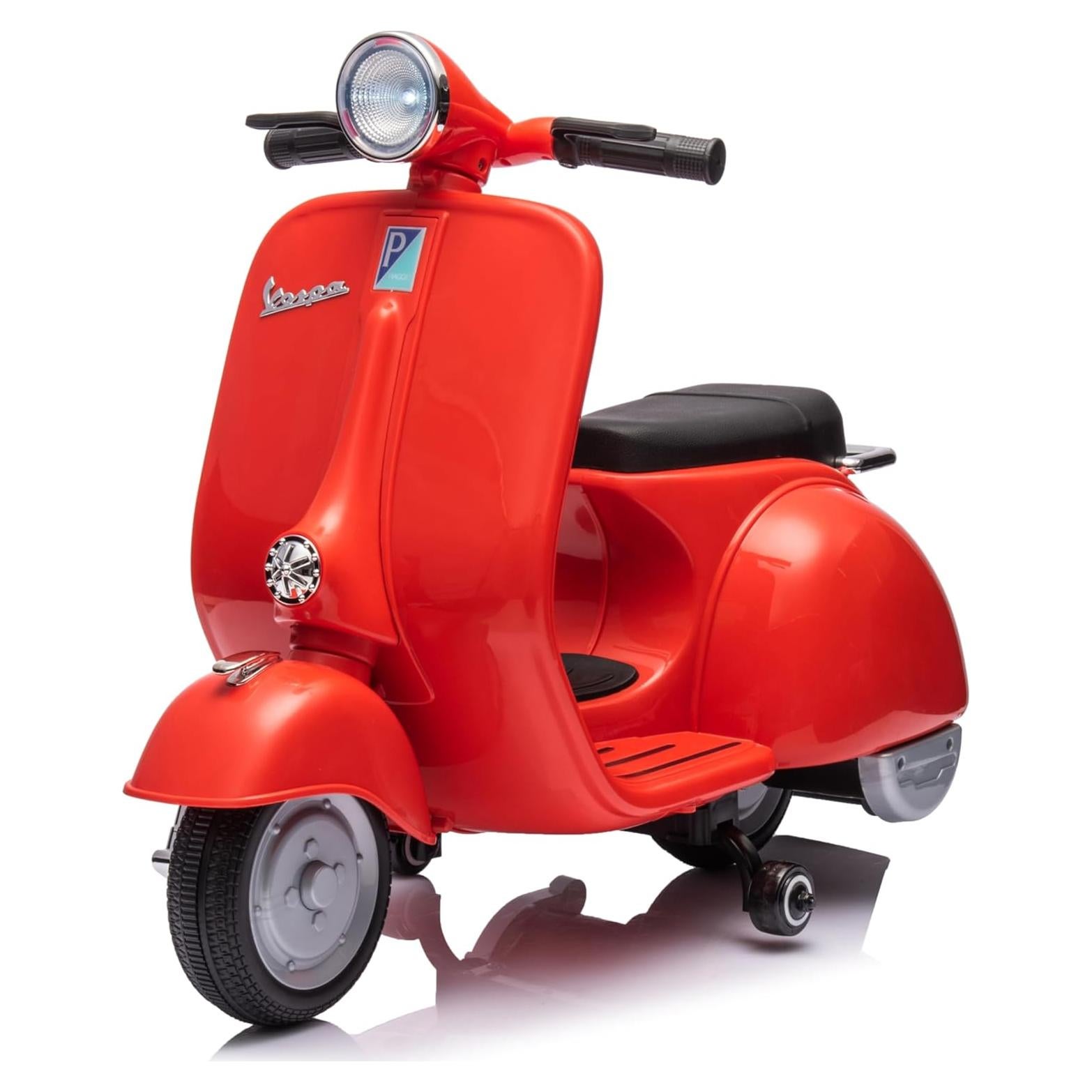 Scooter Eléctrico Vespa Freddo Rojo para Niños 3-8 Años