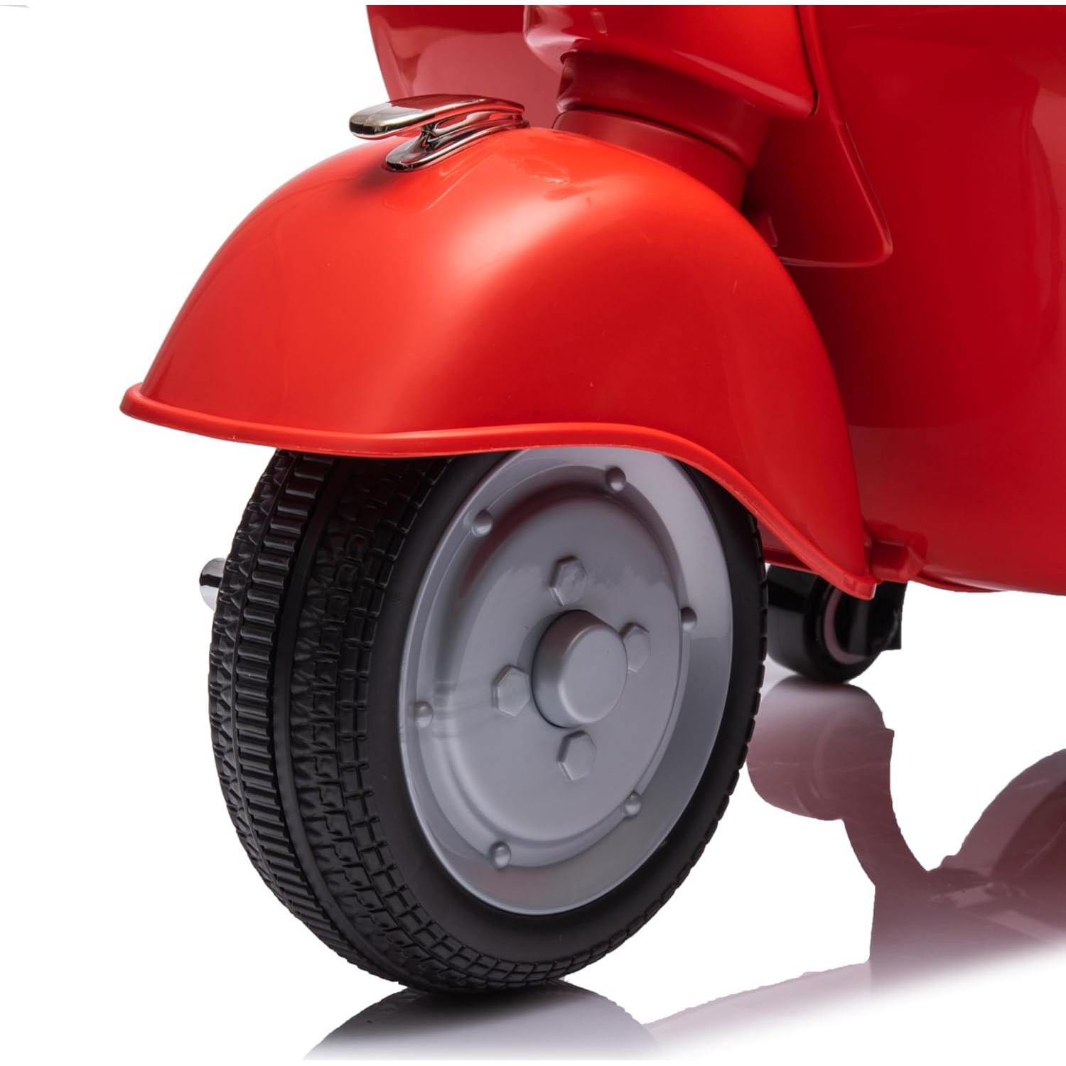 Scooter Eléctrico Vespa Freddo Rojo para Niños 3-8 Años