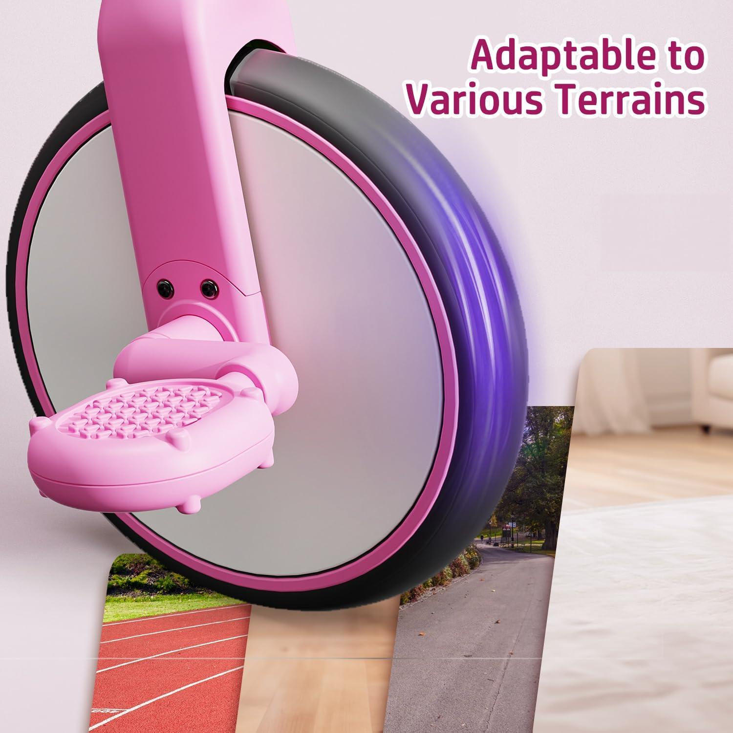 Bicicleta de Equilibrio 5-en-1 EveStone Rosa para Niños