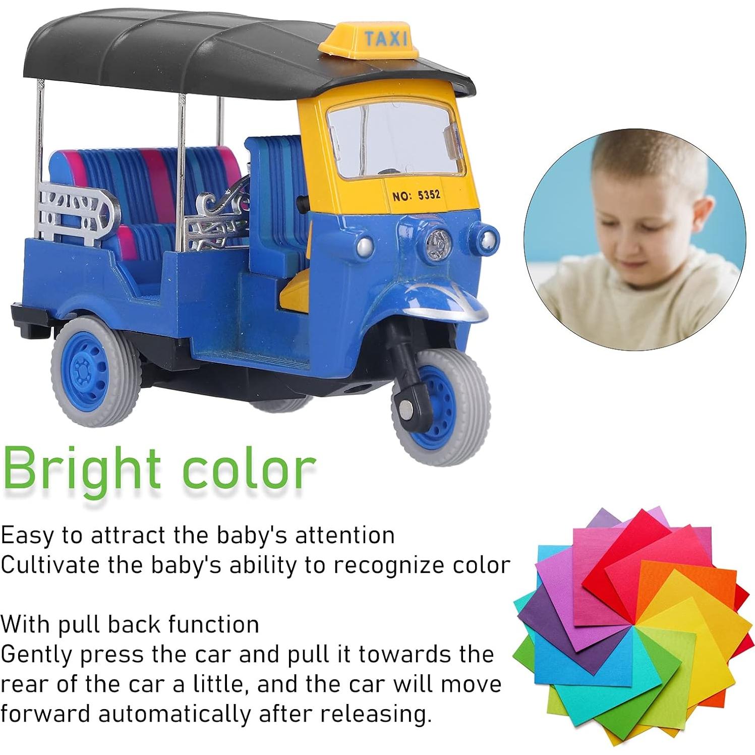 Triciclo retroceso RiToEasysports azul aleación para niños