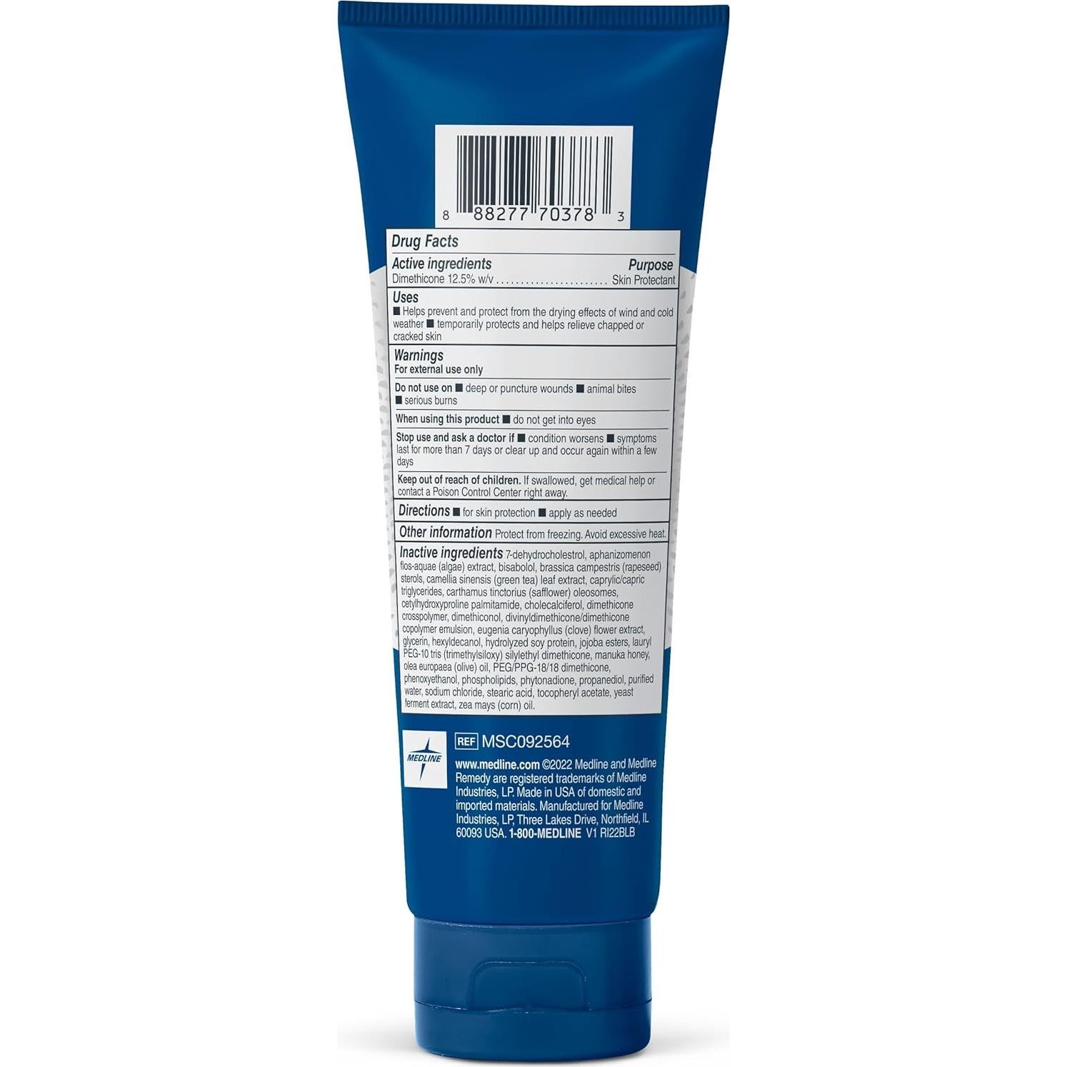 Crema de Silicona Medline Remedy 118 ml Hipoalergénica