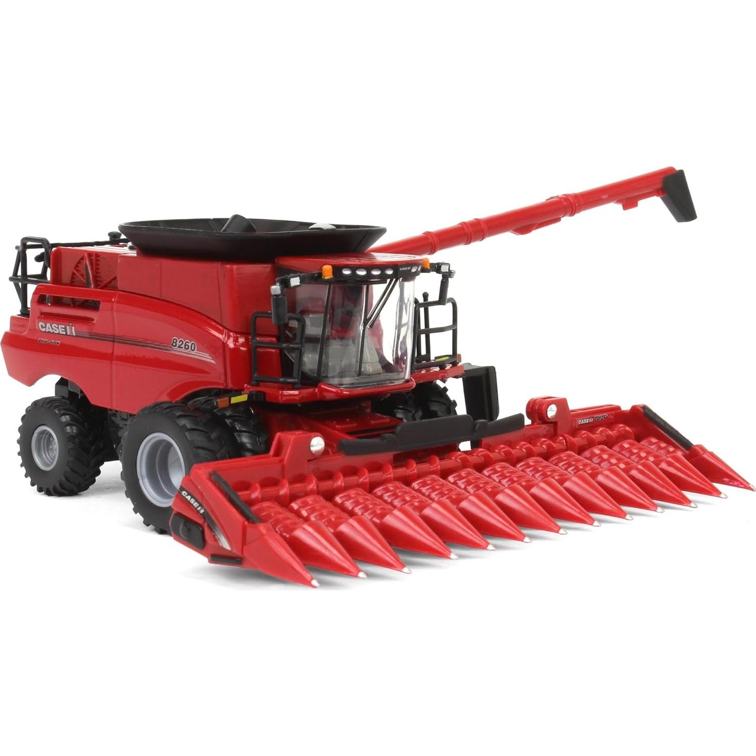 Cosechadora Case IH 8260 1/64 ERTL Prestige con Accesorios