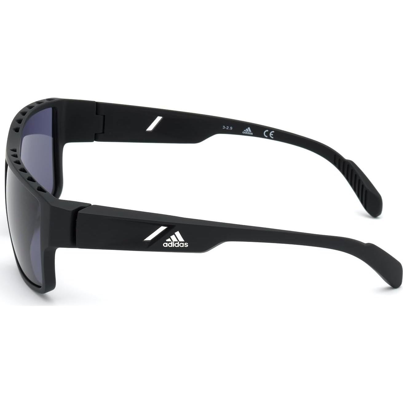Gafas de Sol Polarizadas Redondas Adidas Hombres Negro Mate
