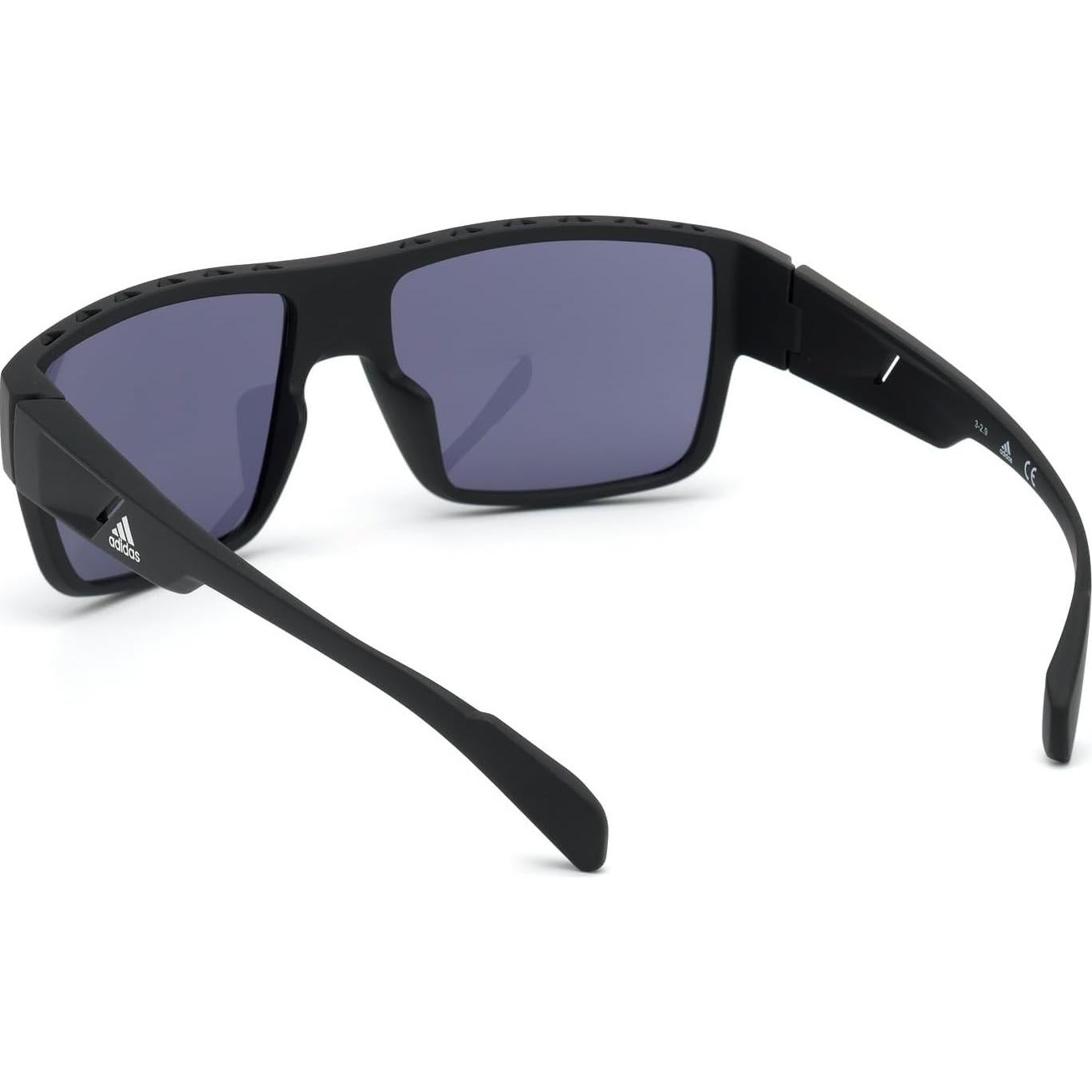 Gafas de Sol Polarizadas Redondas Adidas Hombres Negro Mate