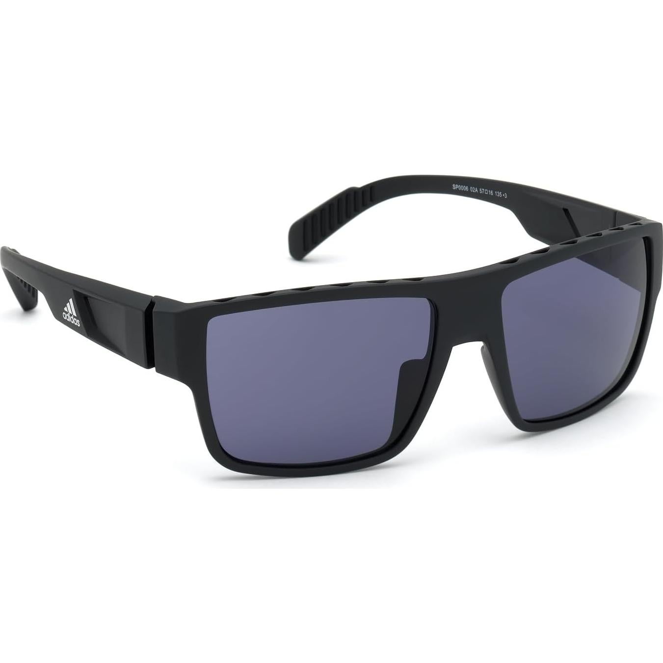 Gafas de Sol Polarizadas Redondas Adidas Hombres Negro Mate