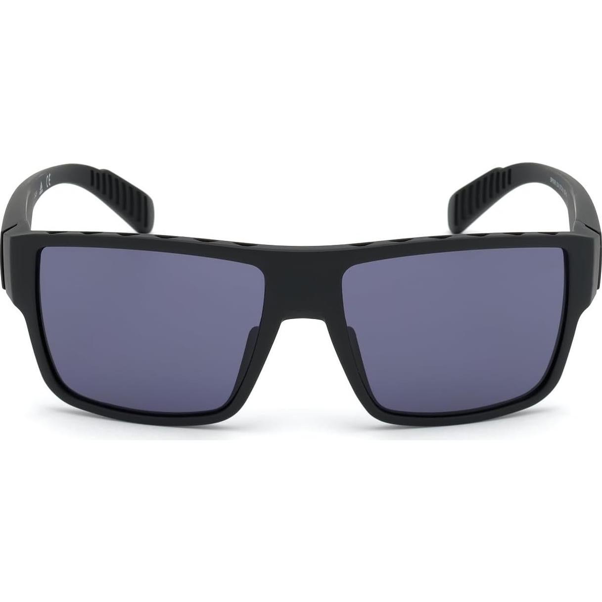 Gafas de Sol Polarizadas Redondas Adidas Hombres Negro Mate