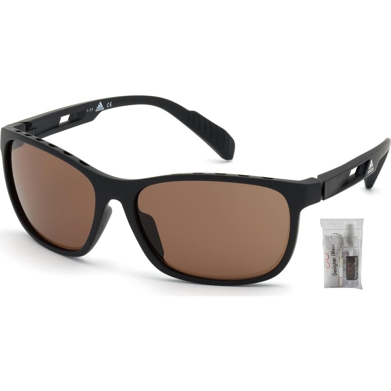Gafas de sol Adidas SP0014 Cuadradas para hombres + Kit iWear
