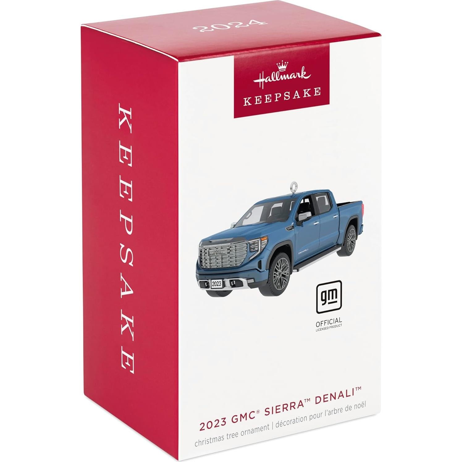 Adorno Navideño Hallmark 2024 GMC Sierra Denali Metal 11.4 cm