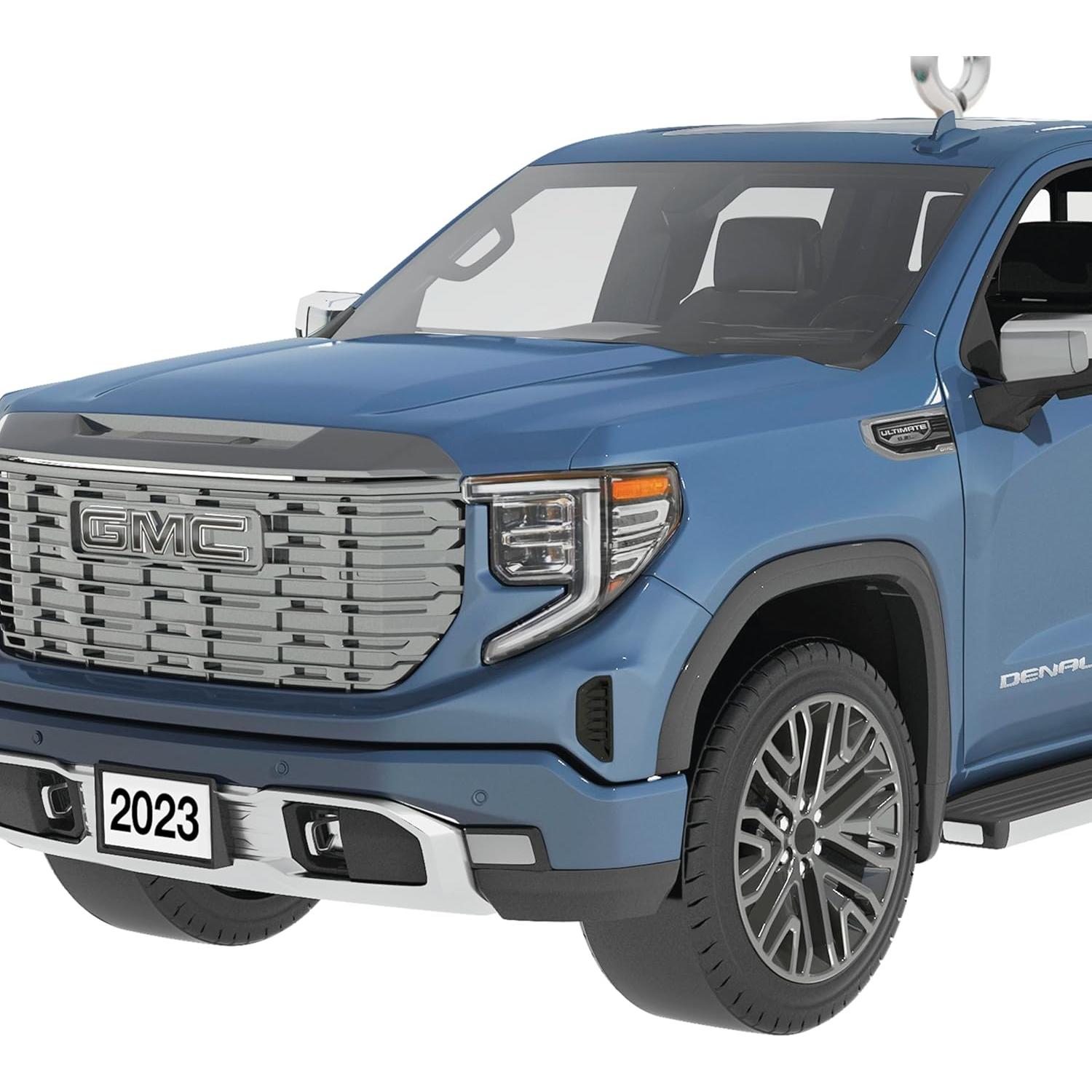 Adorno Navideño Hallmark 2024 GMC Sierra Denali Metal 11.4 cm