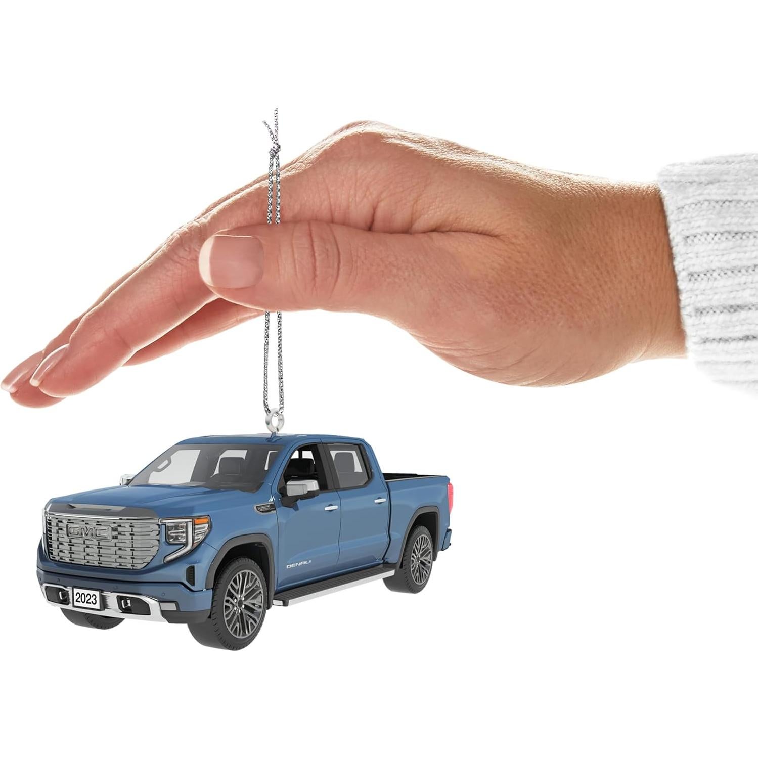 Adorno Navideño Hallmark 2024 GMC Sierra Denali Metal 11.4 cm