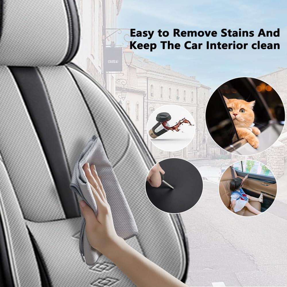 Fundas de Asiento Impermeables QUFEI para Lincoln Navigator 2000-2025