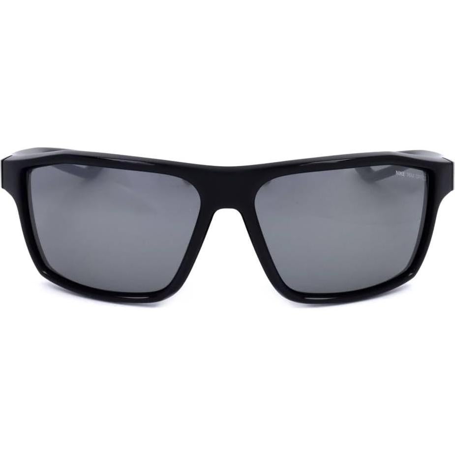 Golf Legend Sunglasses, Black/Volt Frame, Grey with Silver Flash Lens