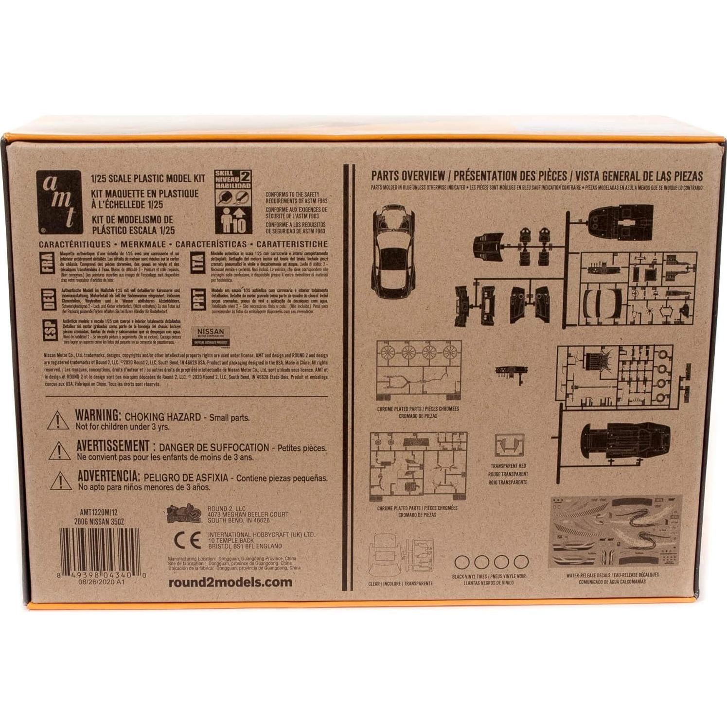 Kit de Modelo AMT 2006 Nissan 350Z Escala 1:25