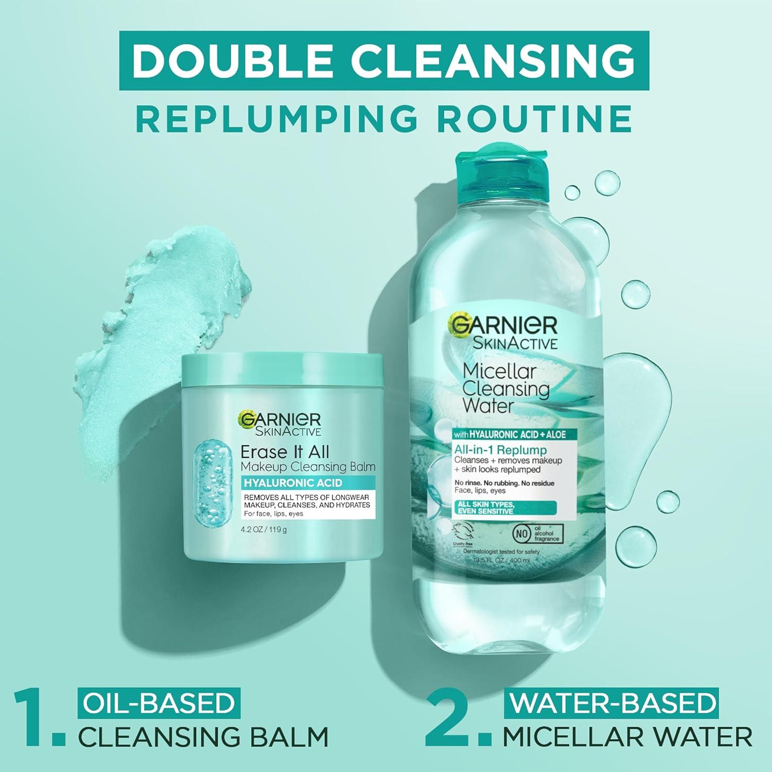 Bálsamo Limpiador Garnier con Ácido Hialurónico 119 g