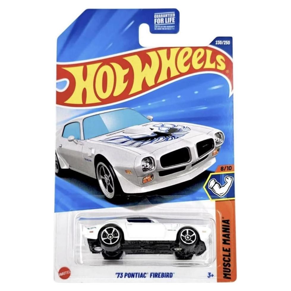 Hot Wheels Pontiac Firebird 1973 Diecast Escala 1:64 Blanco
