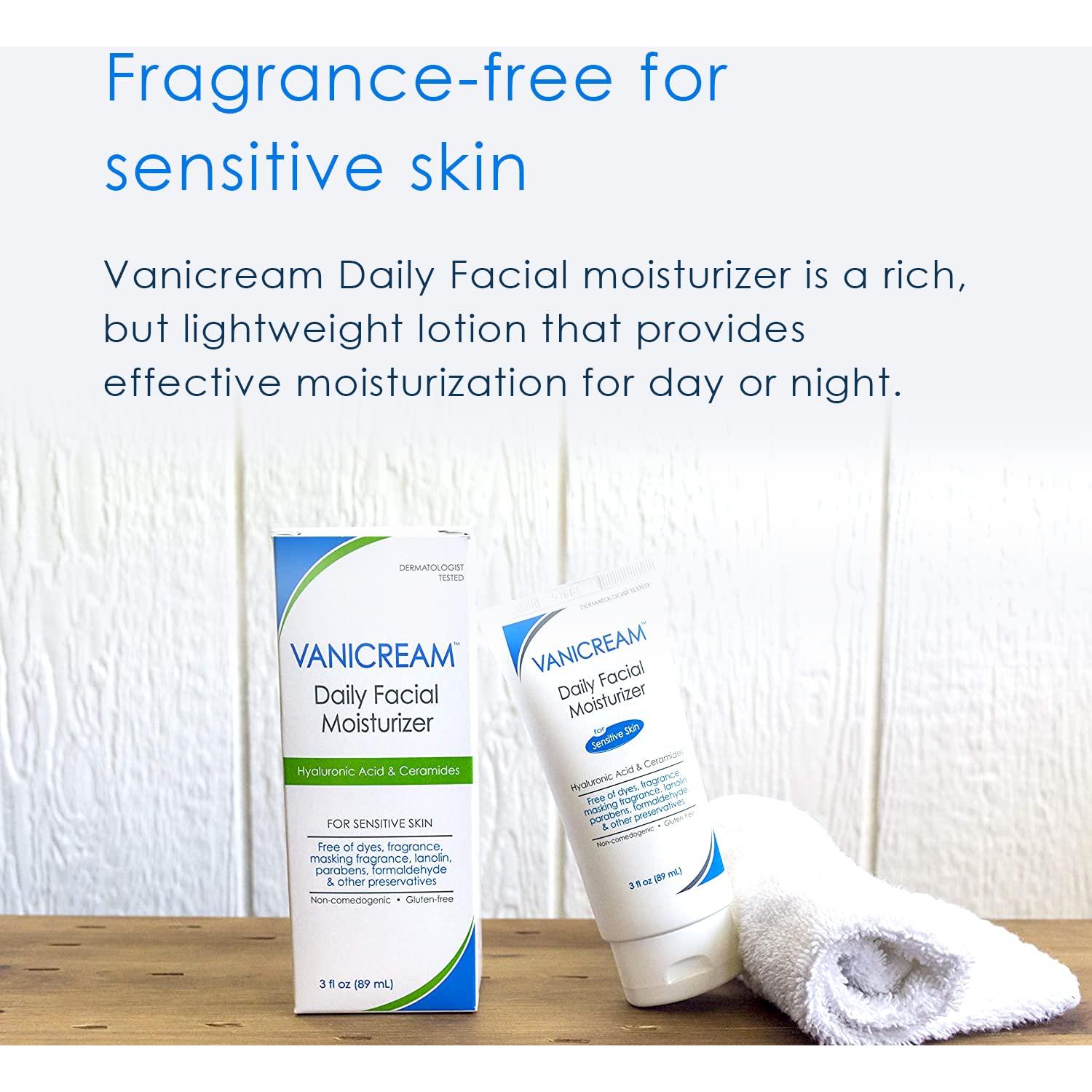 Hidratante Facial Vanicream 90 ml Ceramidas y Ácido Hialurónico