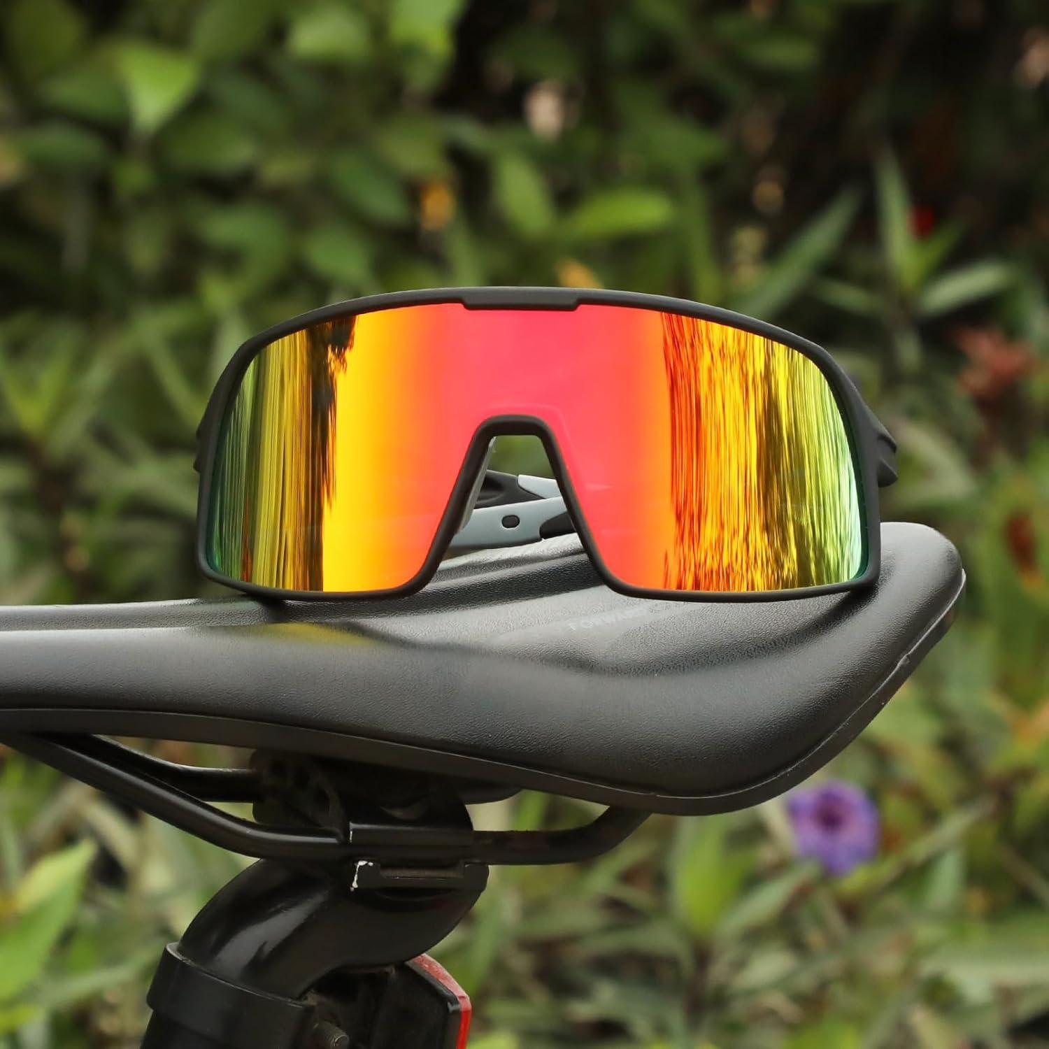 Gafas de Ciclismo BangLong UV400, Ligeras y Comodas