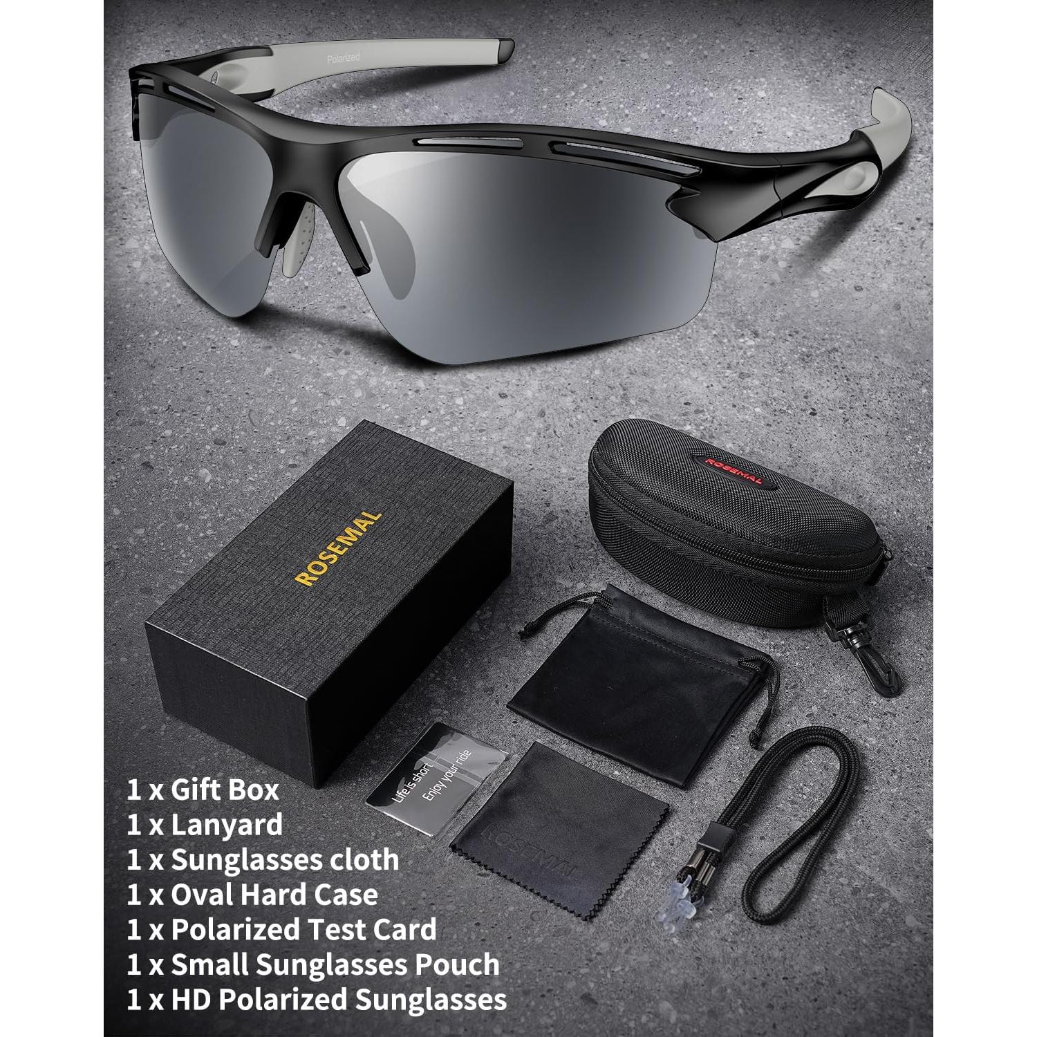 Gafas de sol deportivas Rosemal 7253 polarizadas UV400