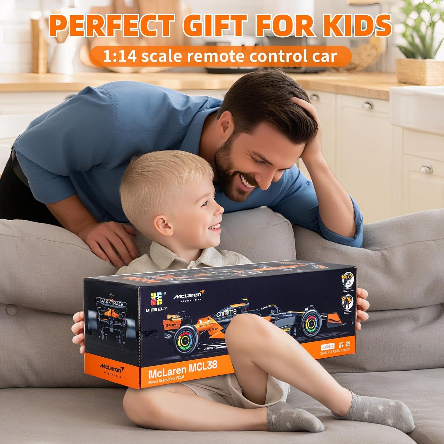 Coche RC McLaren F1 Miebely 1/14 39.88x14.73cm 2.4GHz