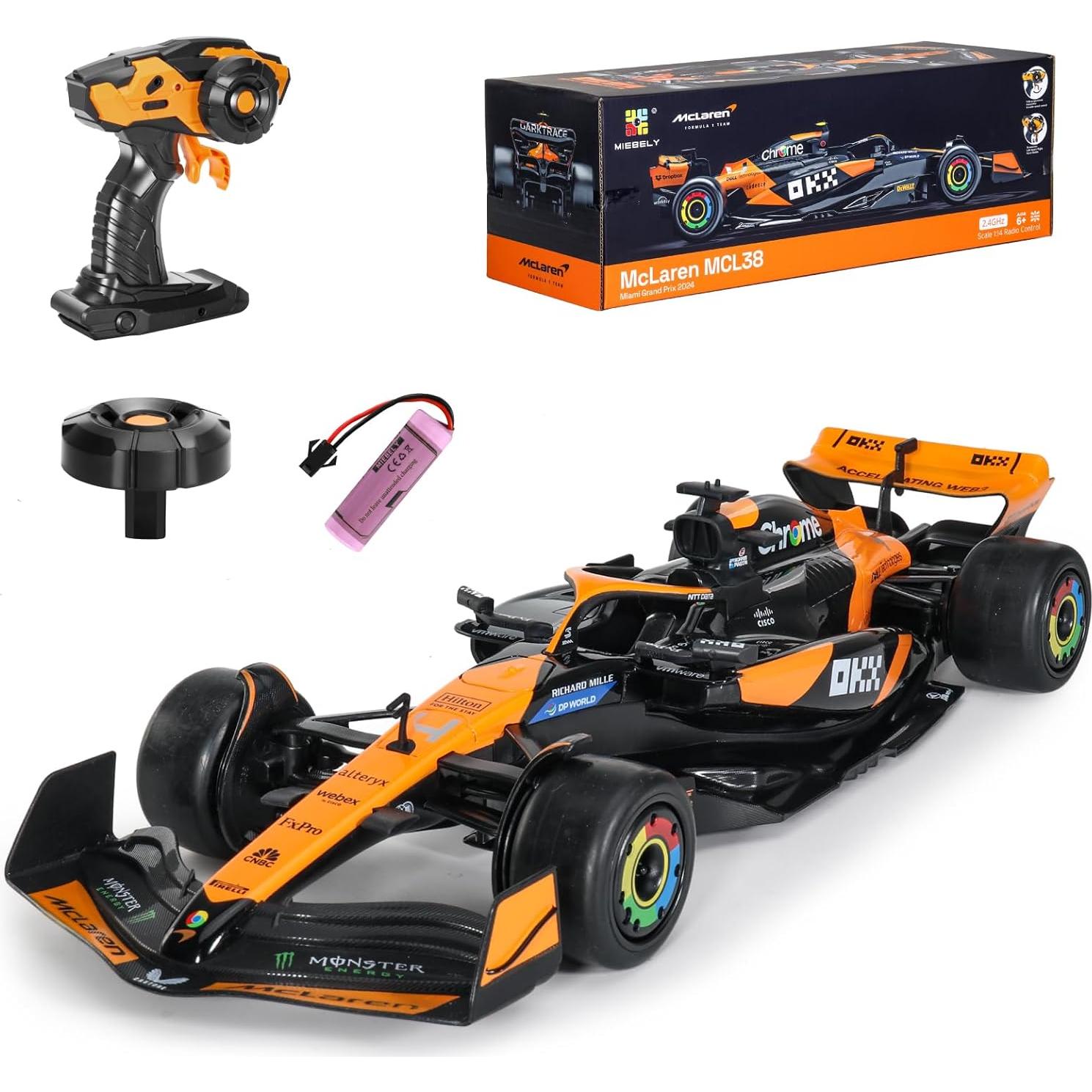 Coche RC McLaren F1 Miebely 1/14 39.88x14.73cm 2.4GHz